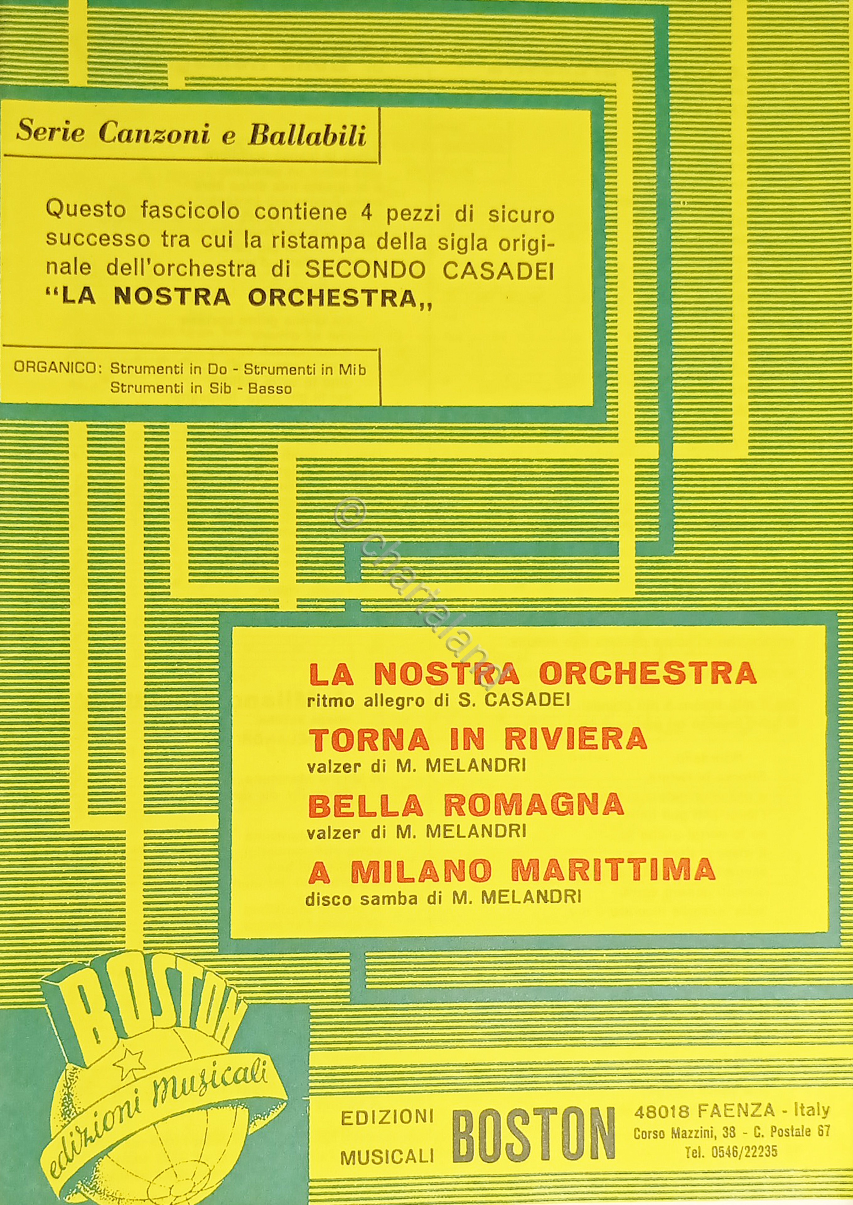 Spartiti - Serie Canzoni e Ballabili - 4 Successi di …