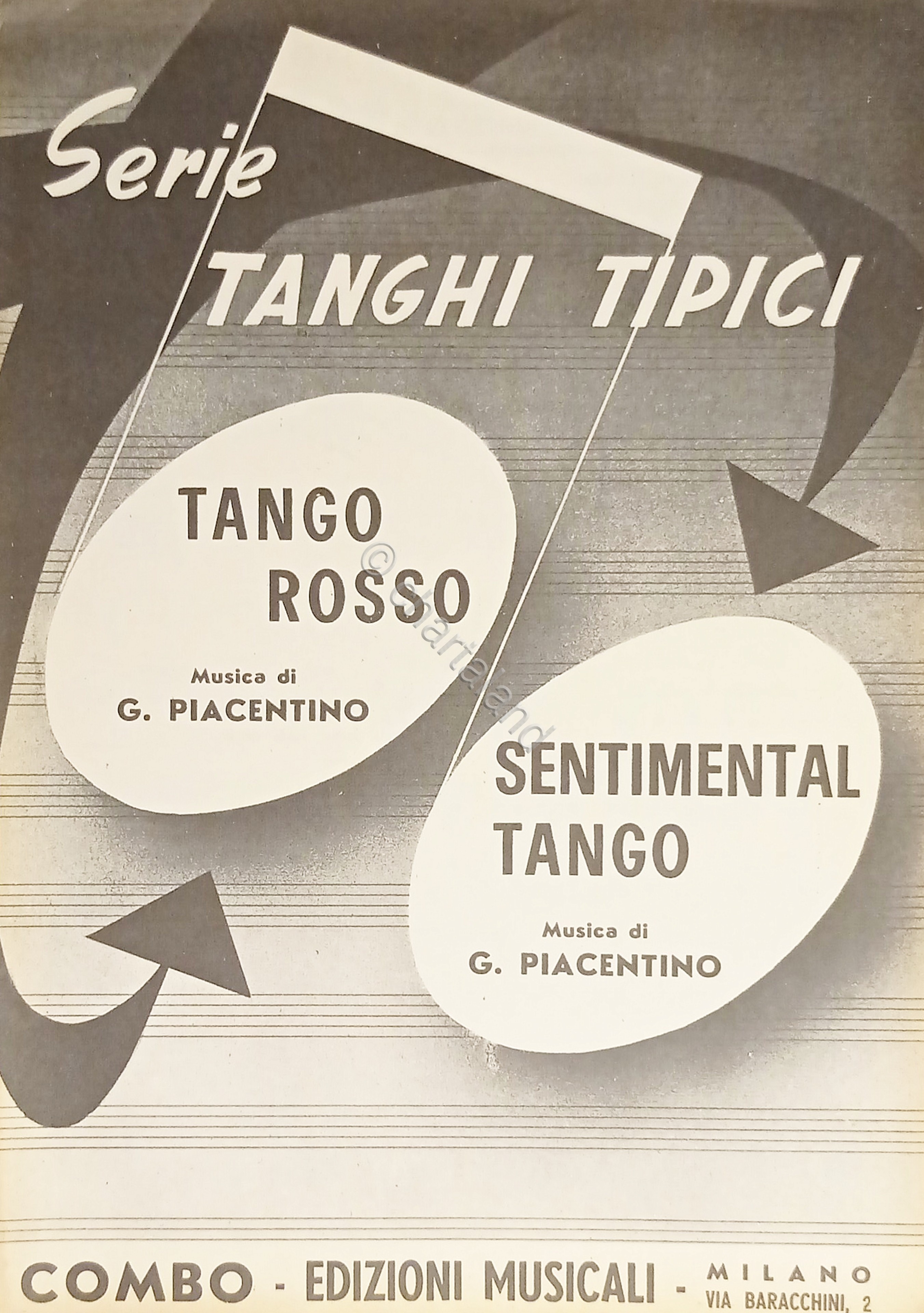 Spartiti - Serie Tanghi Tipici - Tango Rosso - Sentimentale …