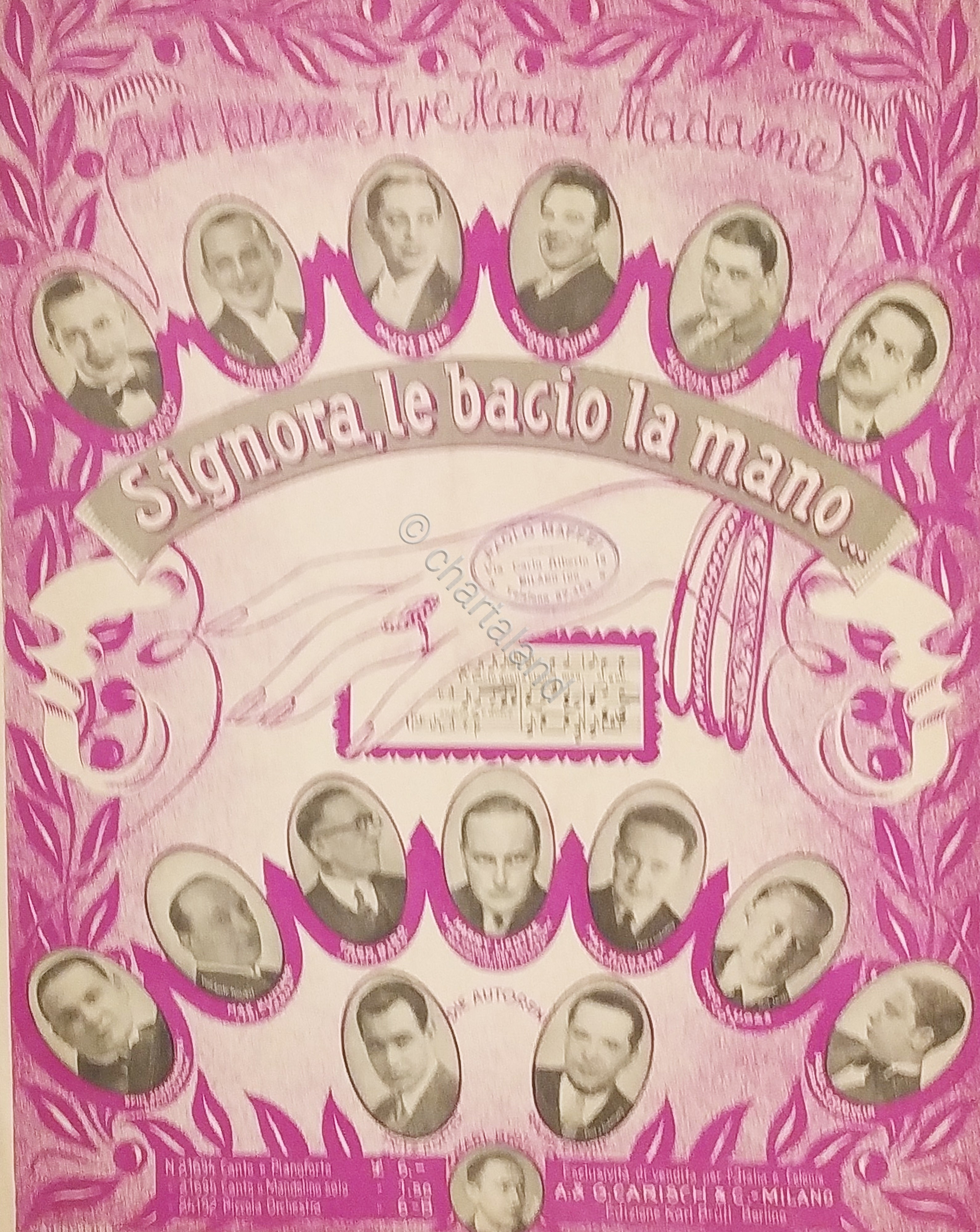 Spartiti - Signora, le bacio la mano... - Musica di …