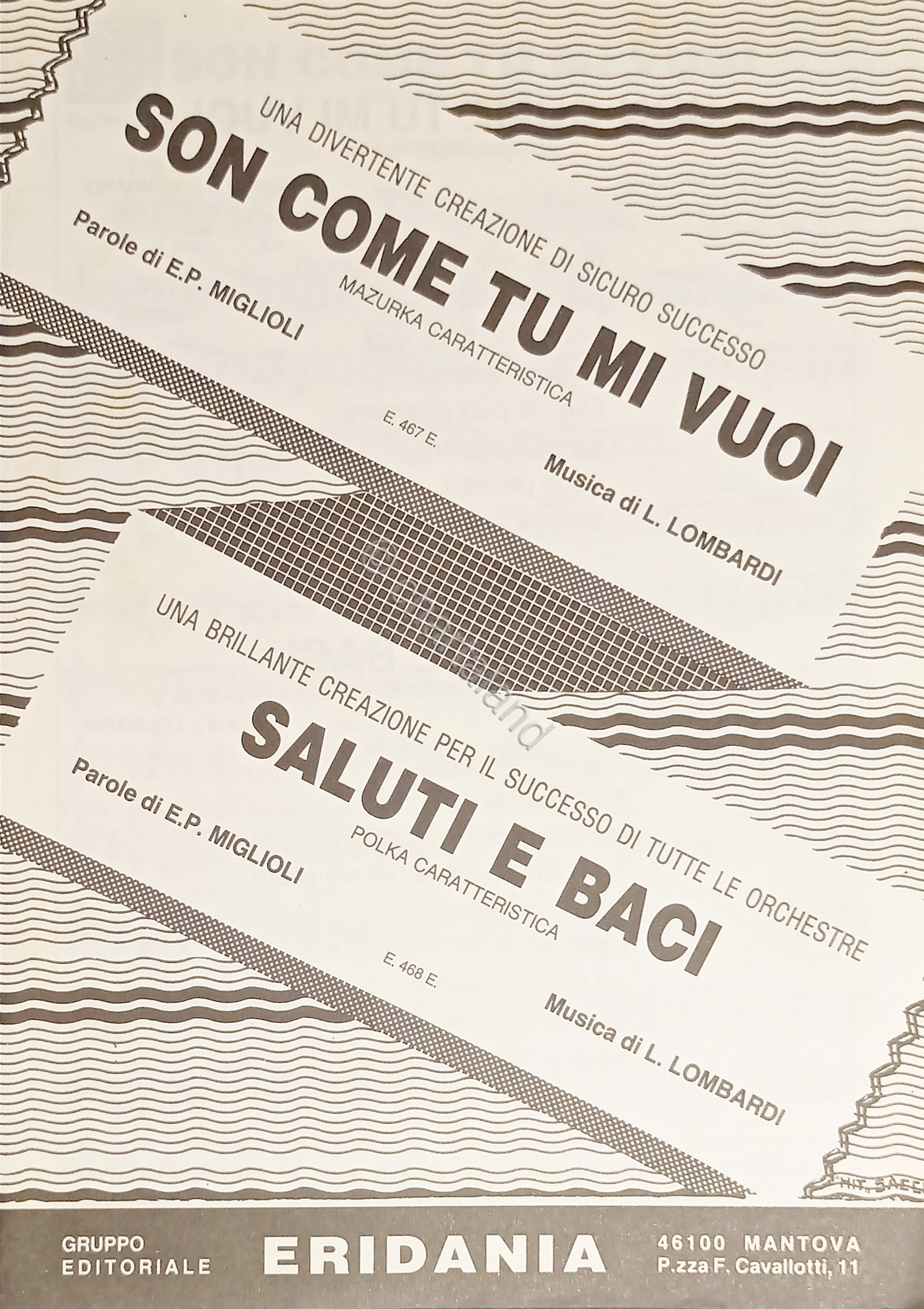 Spartiti - Son come tu mi vuoi - Saluti e …