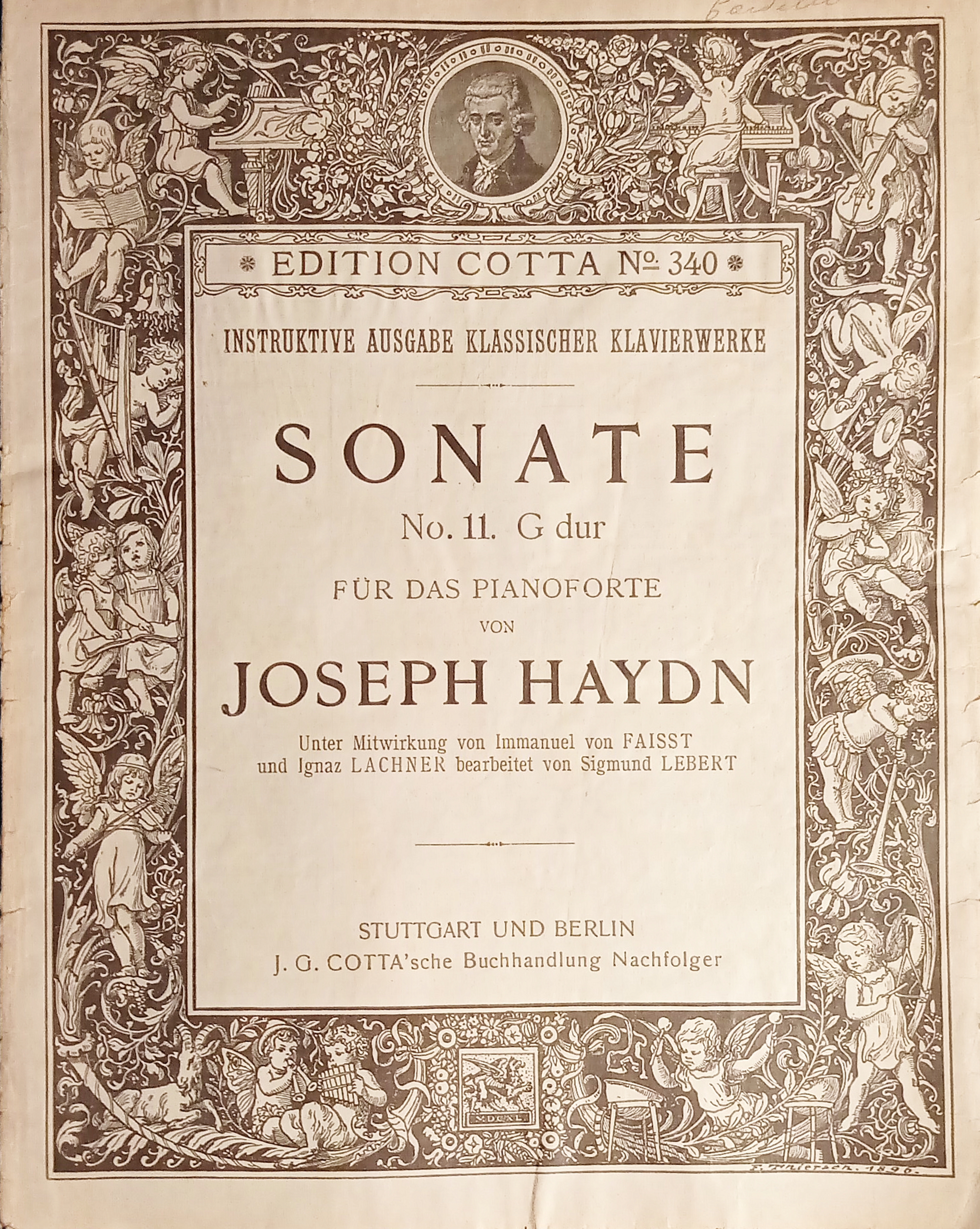 Spartiti - Sonate N. 11, G dur fur das Pianoforte …