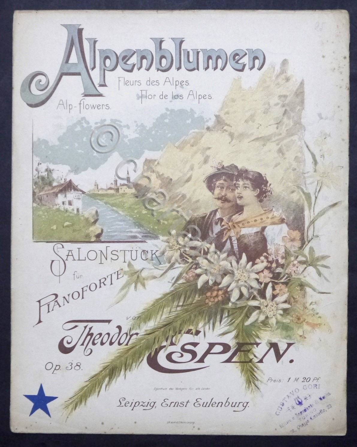 Spartiti - T. von Espen - Alpenblumen - Salonstuck fur …