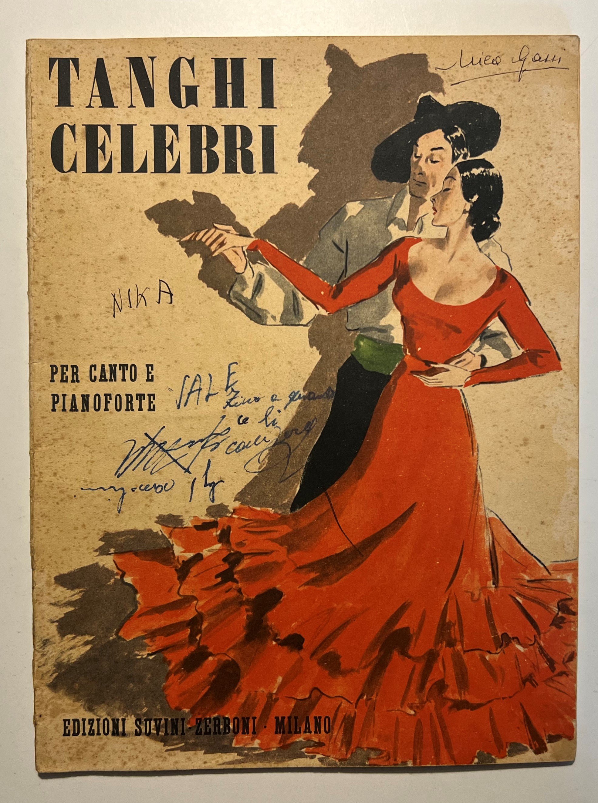 Spartiti - Tanghi Celebri per Canto e Pianoforte - ed. …
