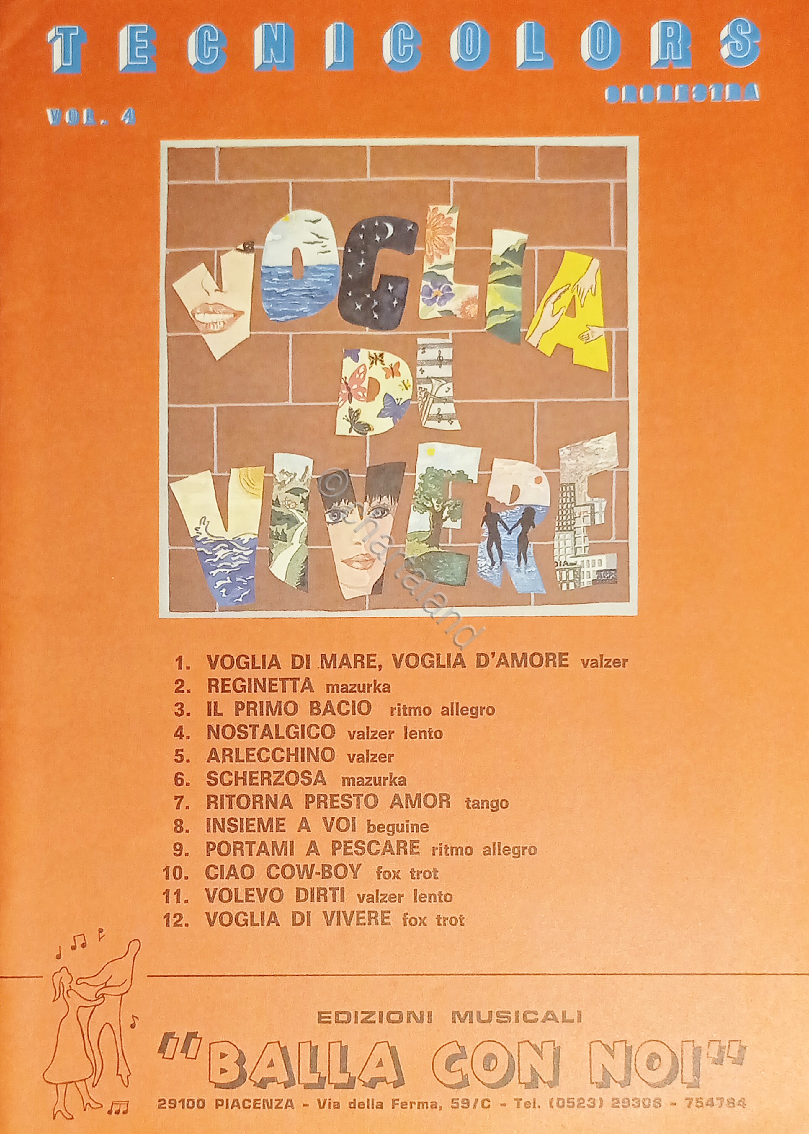 Spartiti - Tecnicolors Orchestra - Volume 4 - Voglia di …