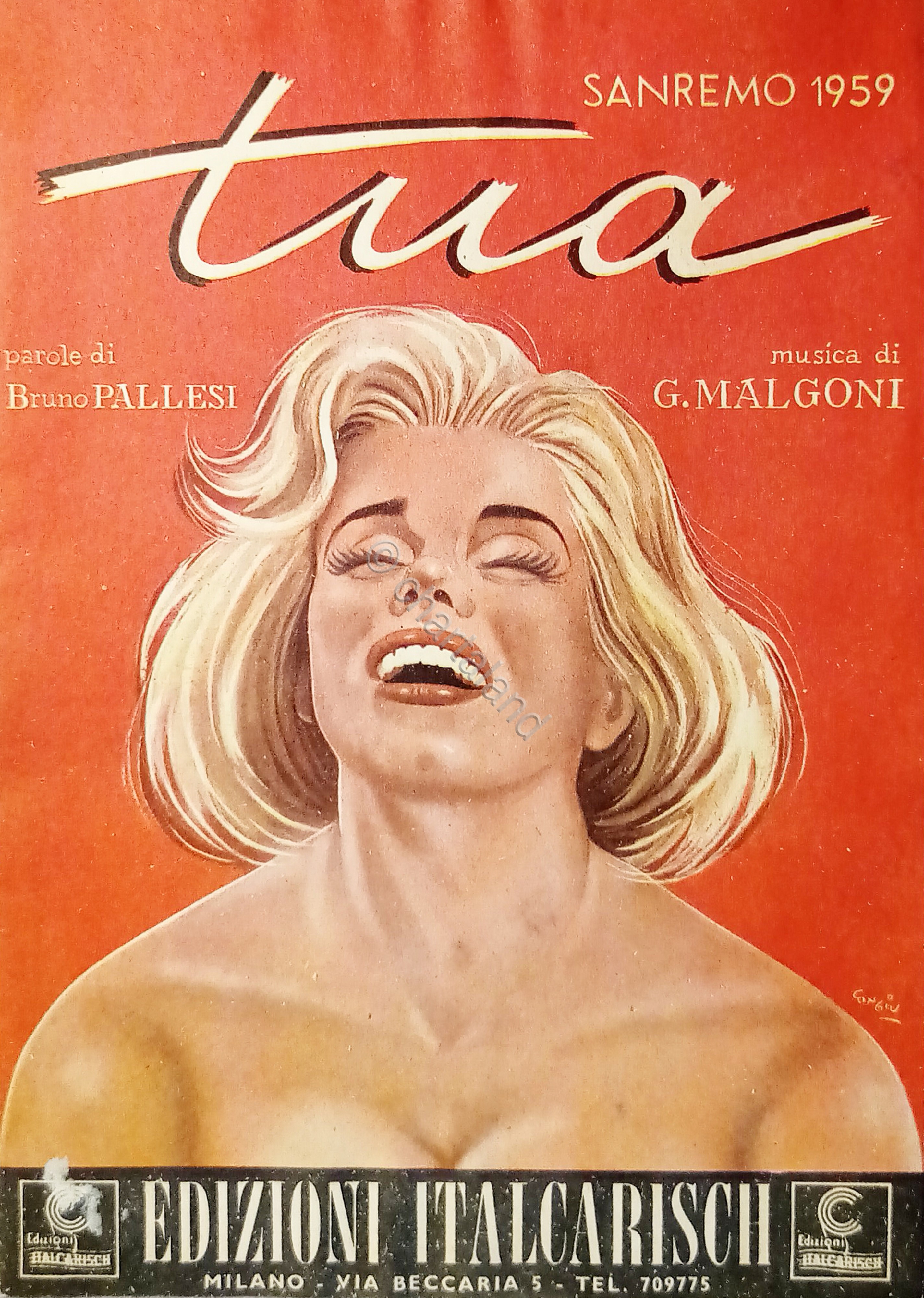 Spartiti - Tua di B. Pallesi e G. Malgoni - …