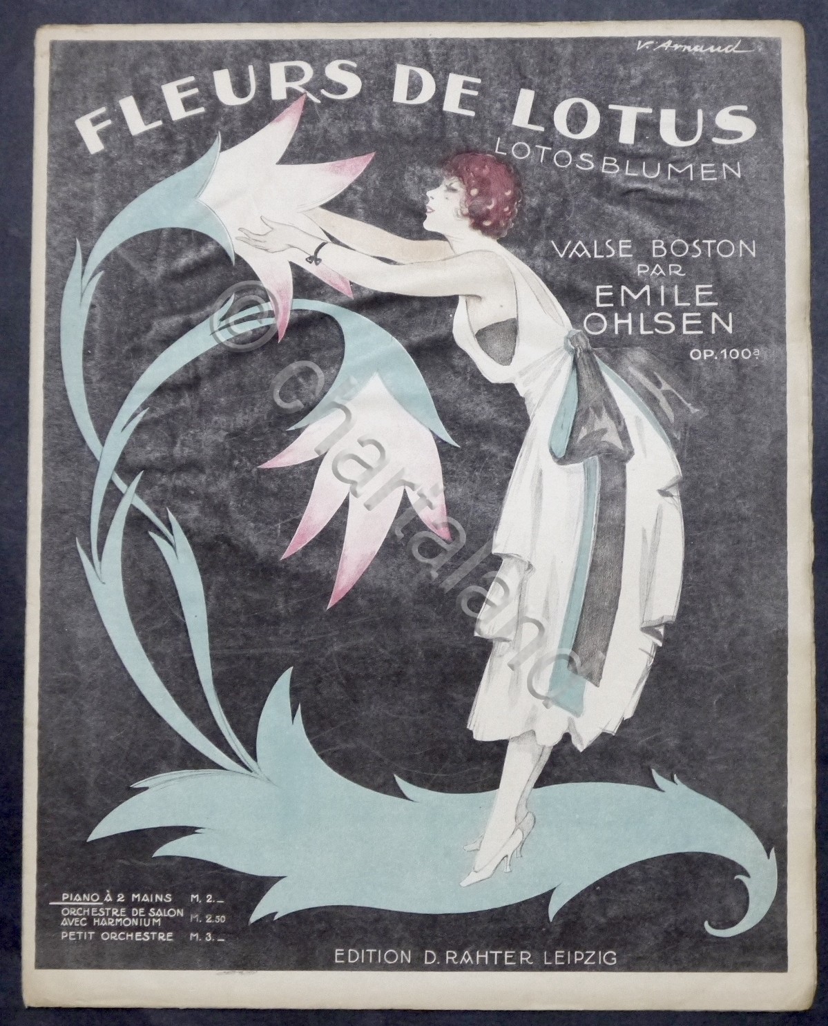 Spartiti - V. Arnaud - Fleurs de Lotus (Lotusblumen) - …