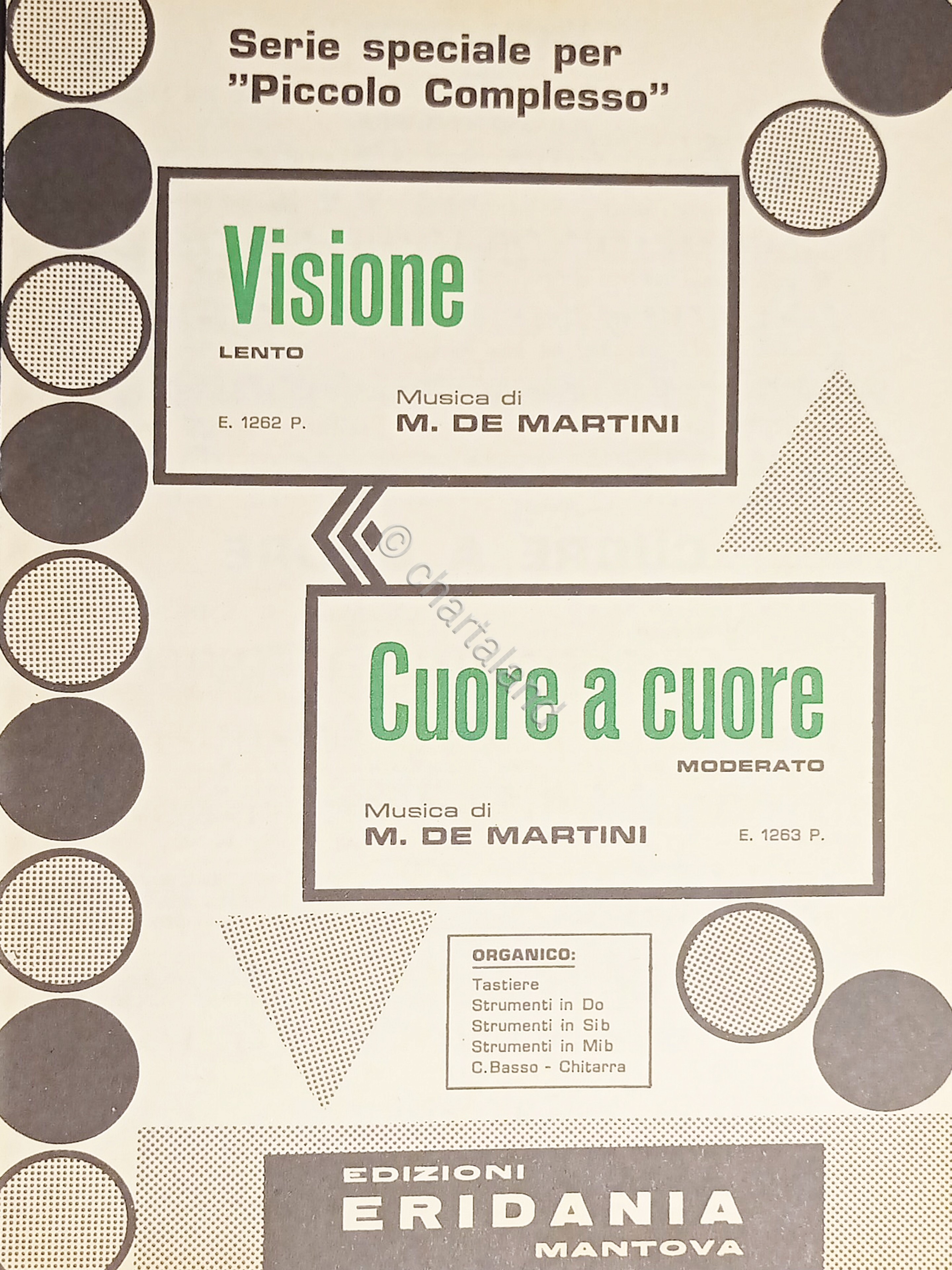 Spartiti - Visione (Lento) - Cuore a Cuore (Moderato) - …