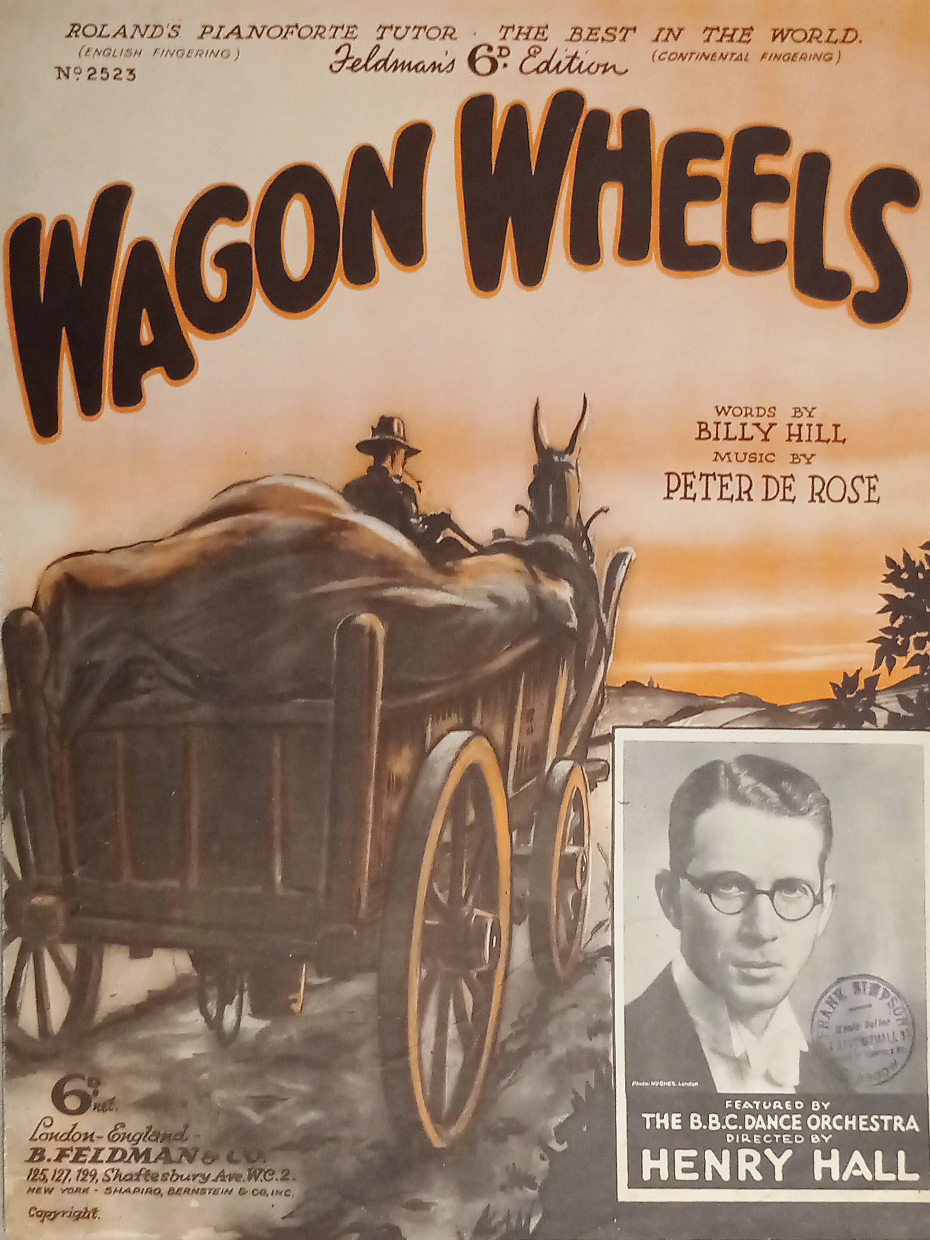 Spartiti - Wagon Wheels di B. Hill e Peter De …