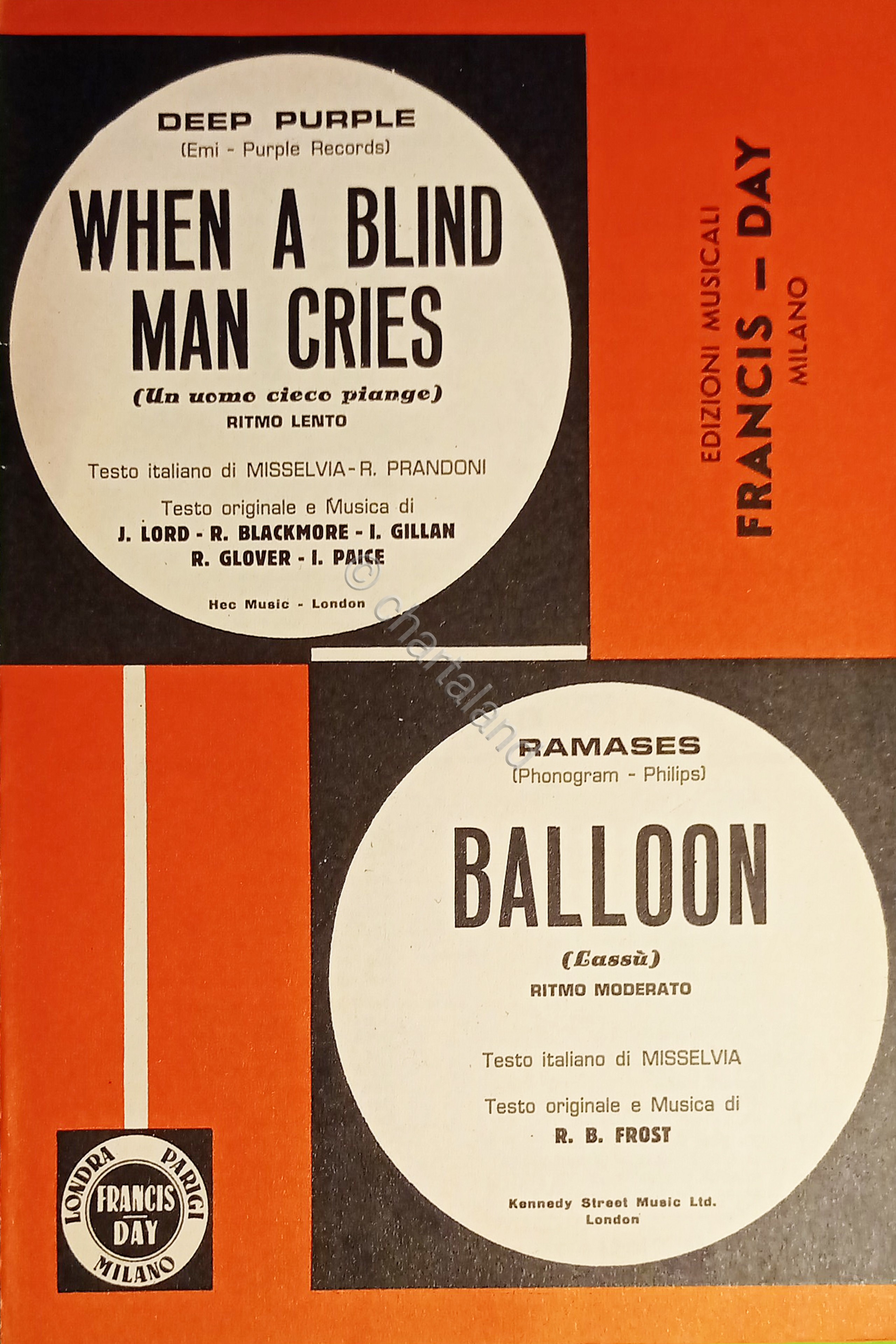 Spartiti - When a Blind Man Cries (Ritmo Lento) - …