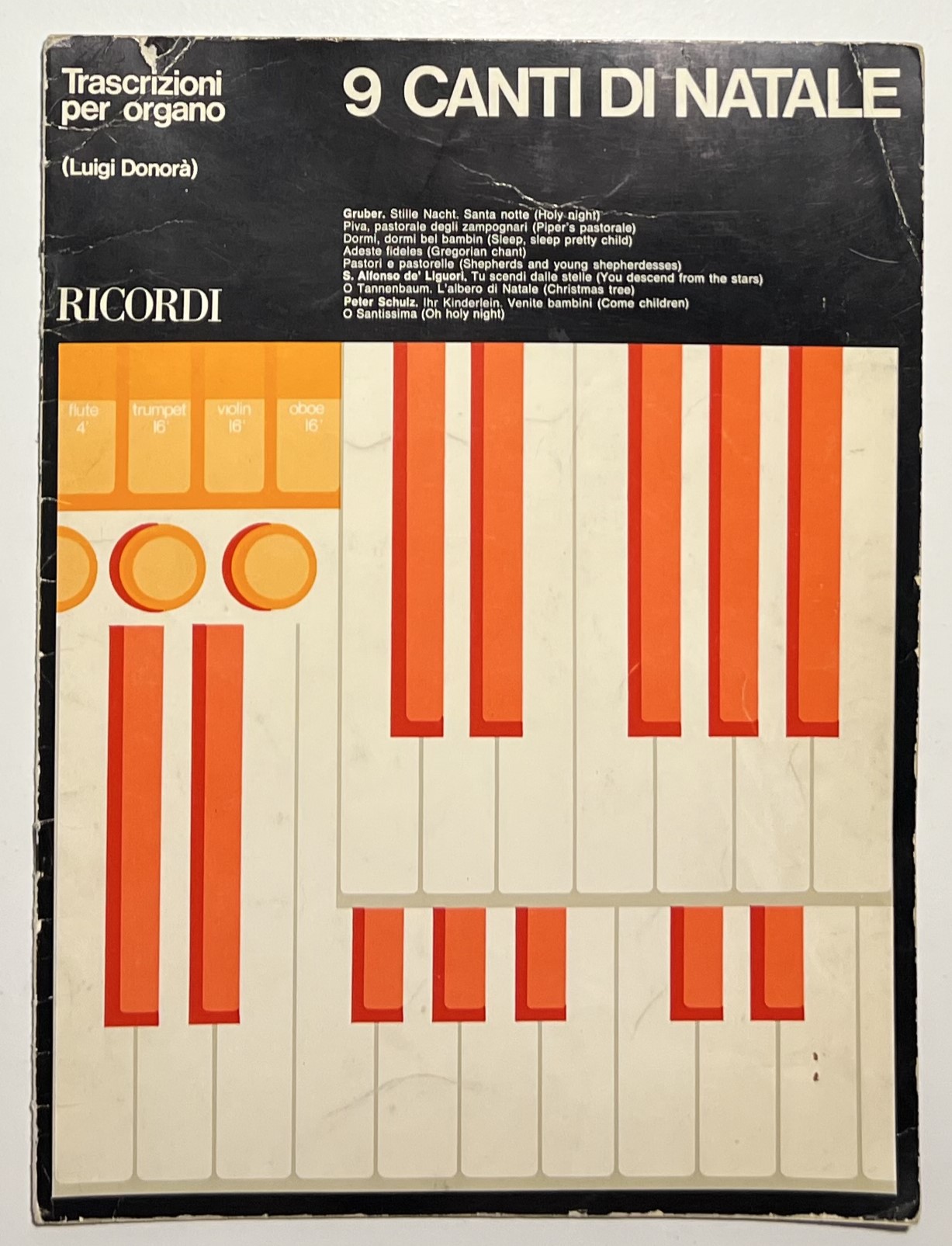 Spartiti 9 Canti di Natale - Trascrizioni per Organo (Luigi …