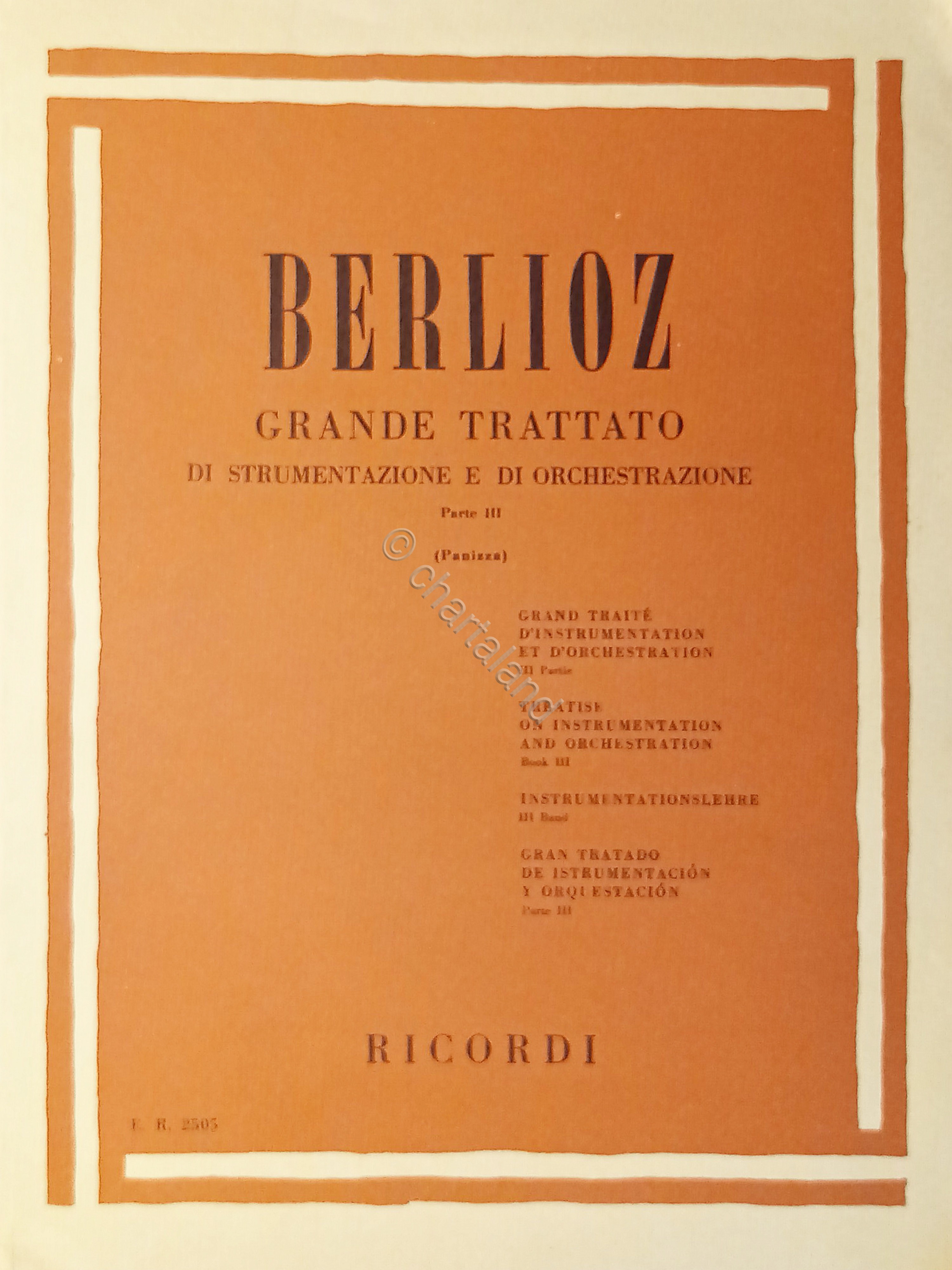 Spartiti Berlioz - Grande Trattato di Strumentazione e Orchestrazione Parte …