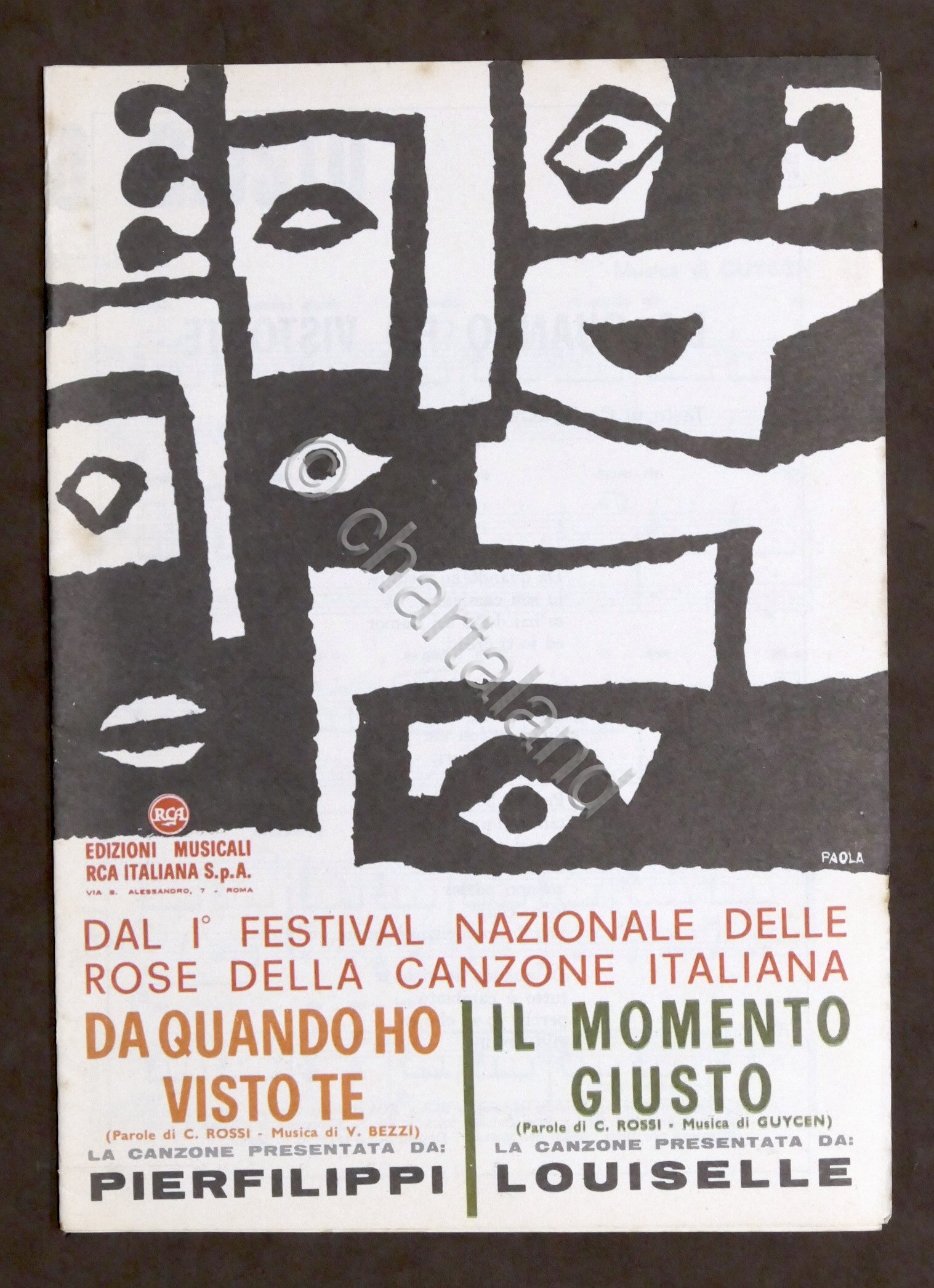 Spartito - Da quando ho visto te / Il momento …