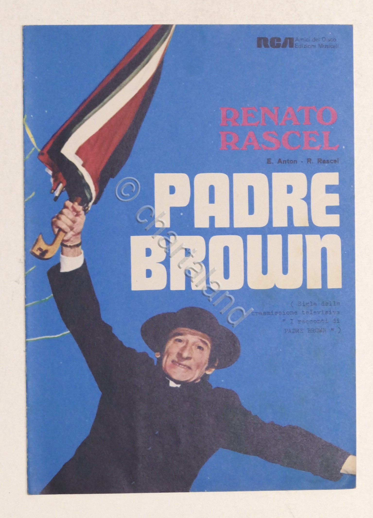 Spartito - Renato Rascel - Padre Brown - Canto, mandolino …
