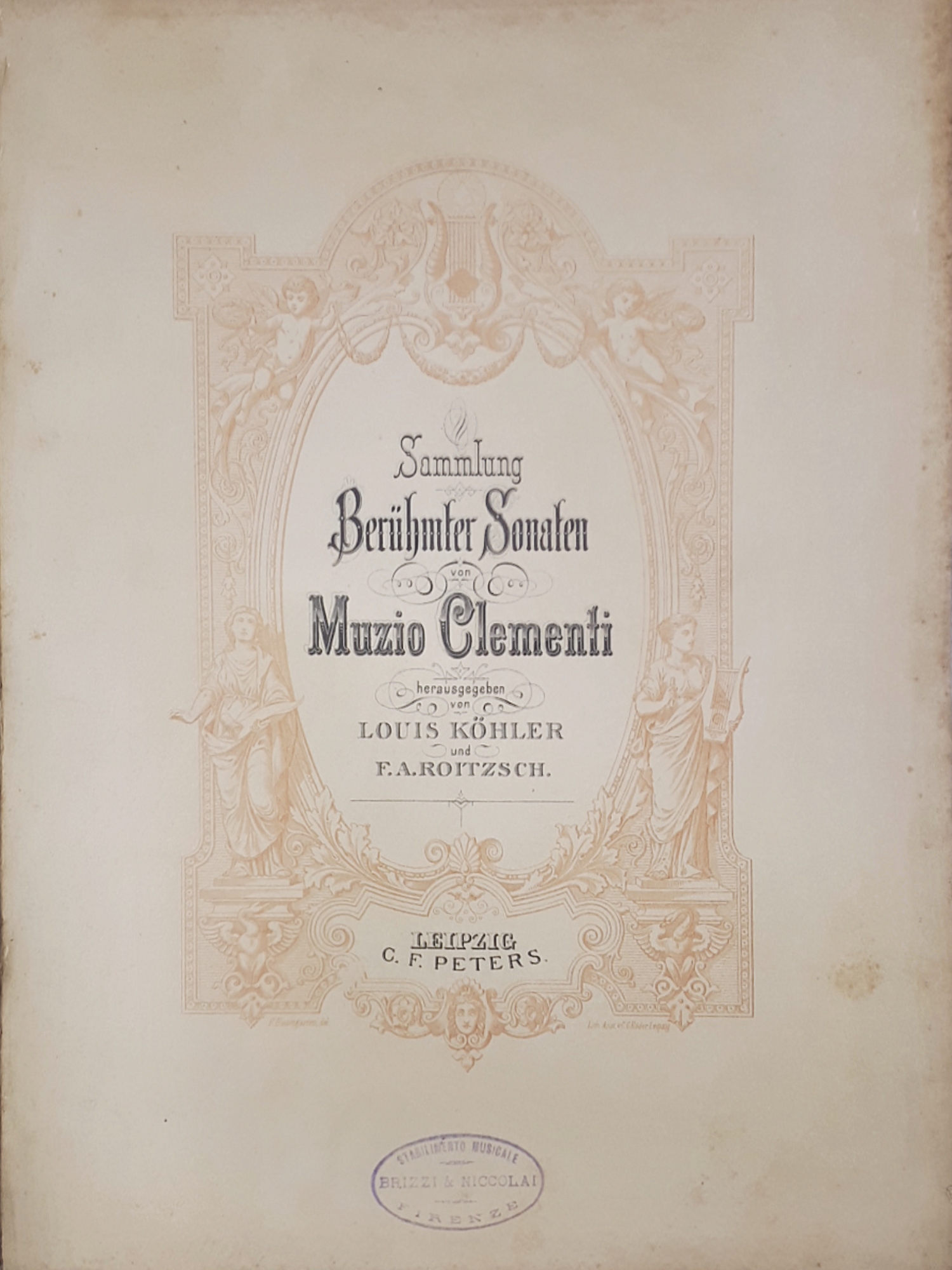 Spartito - Sammlung Berühmter Sonaten von Muzio Clementi