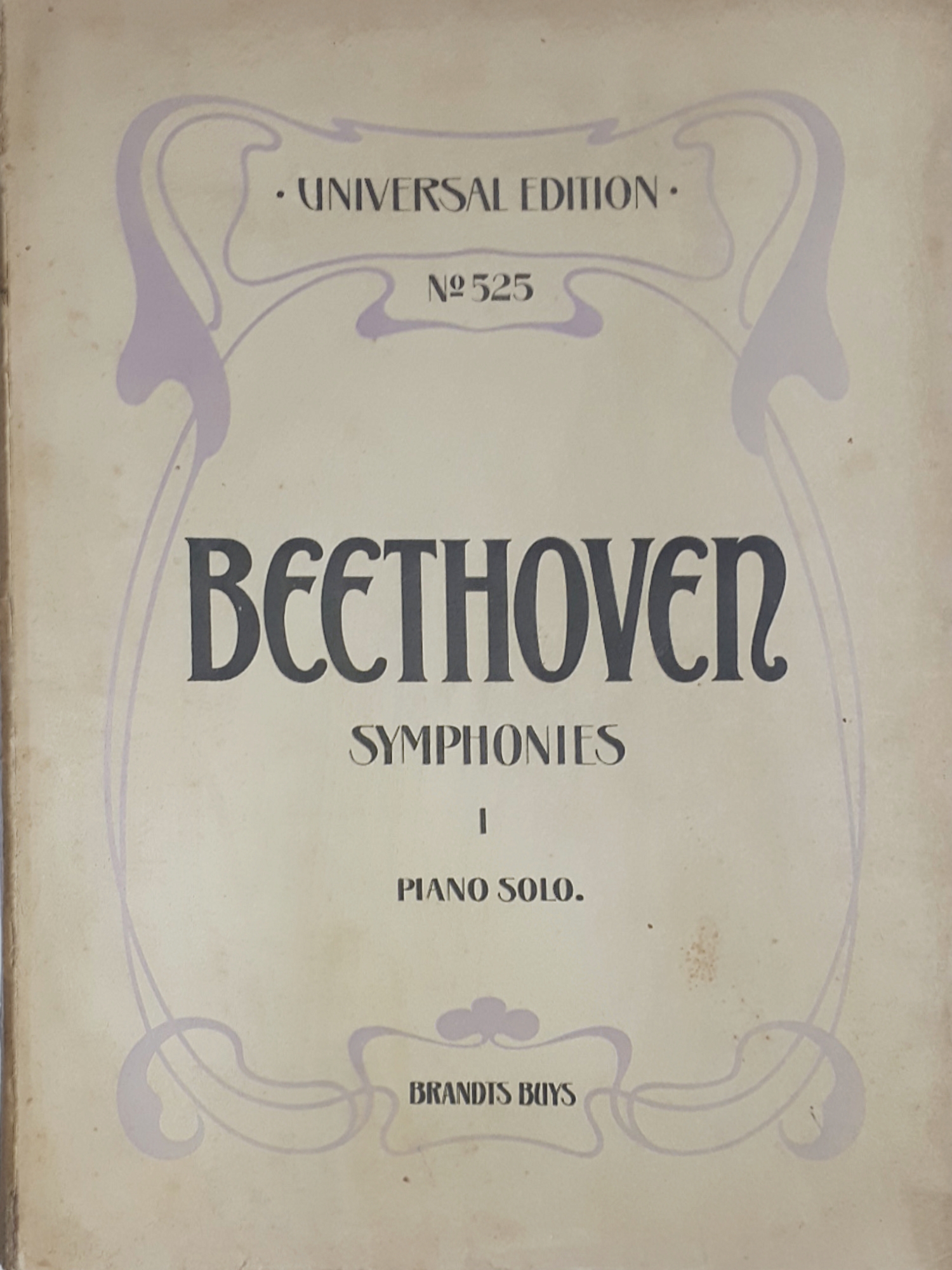 Spartito - Symphonies I von Ludwig van Beethoven für Piano …