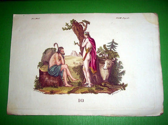 Stampa Incisione Mitologia - IO ( incisore Bernieri ) - …