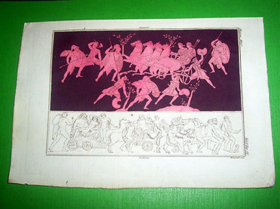 Stampa Incisione Storia e Mitologia - Arianna ( incisore Biasioti …