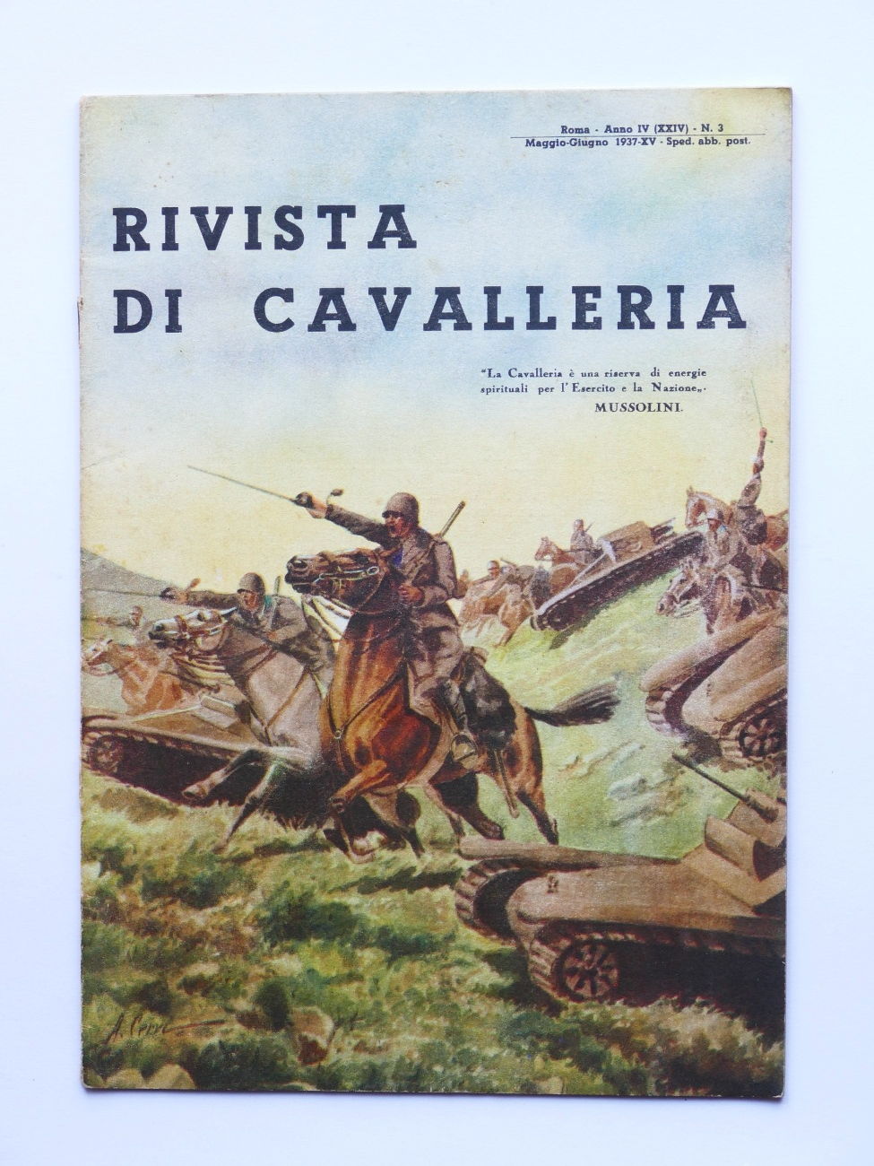 Storia - Militaria - Rivista di Cavalleria - anno IV …