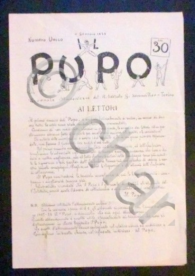 Il Pupo - Giornale Studentesco Istituto Sommeiller Torino - Gennaio …