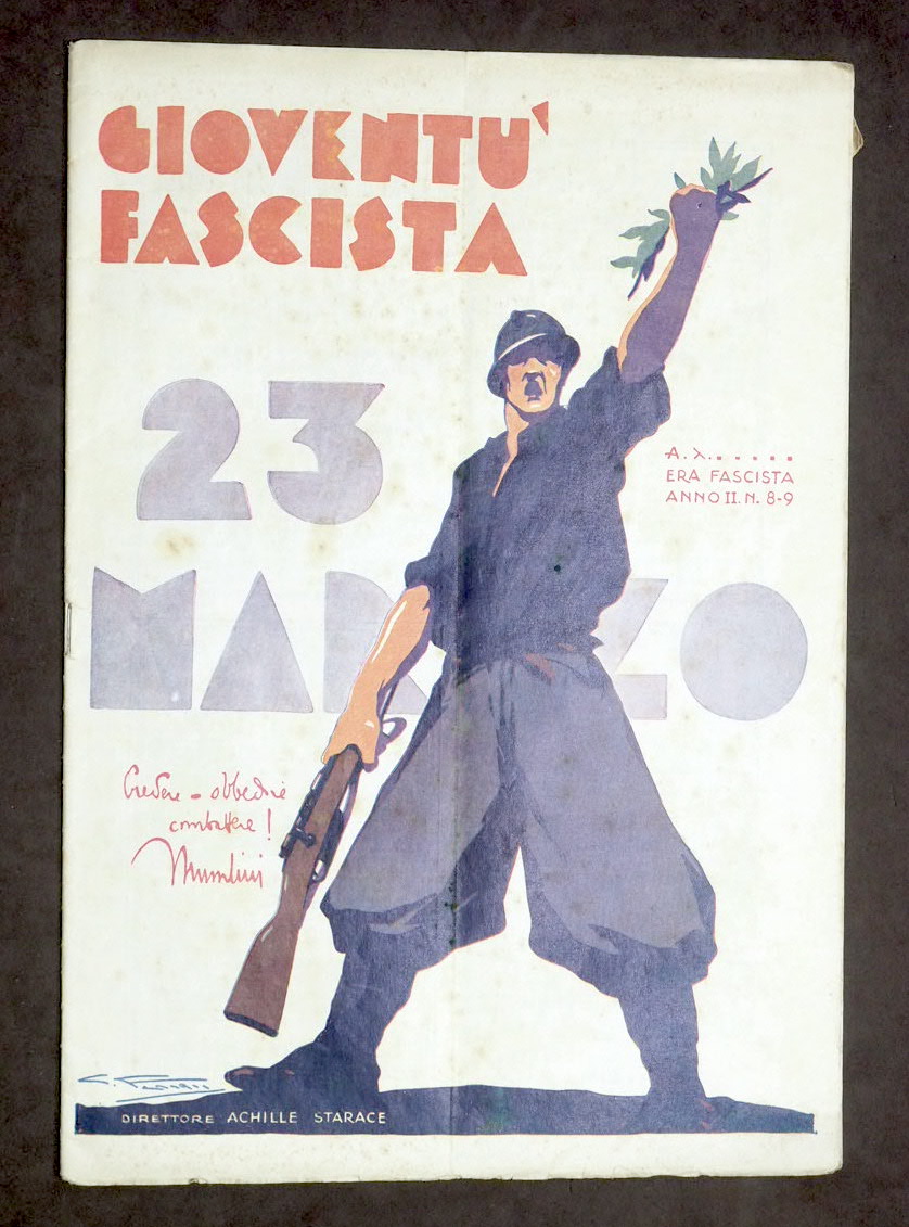 Storia Fascismo - Rivista Giovent Fascista - Anno II - …