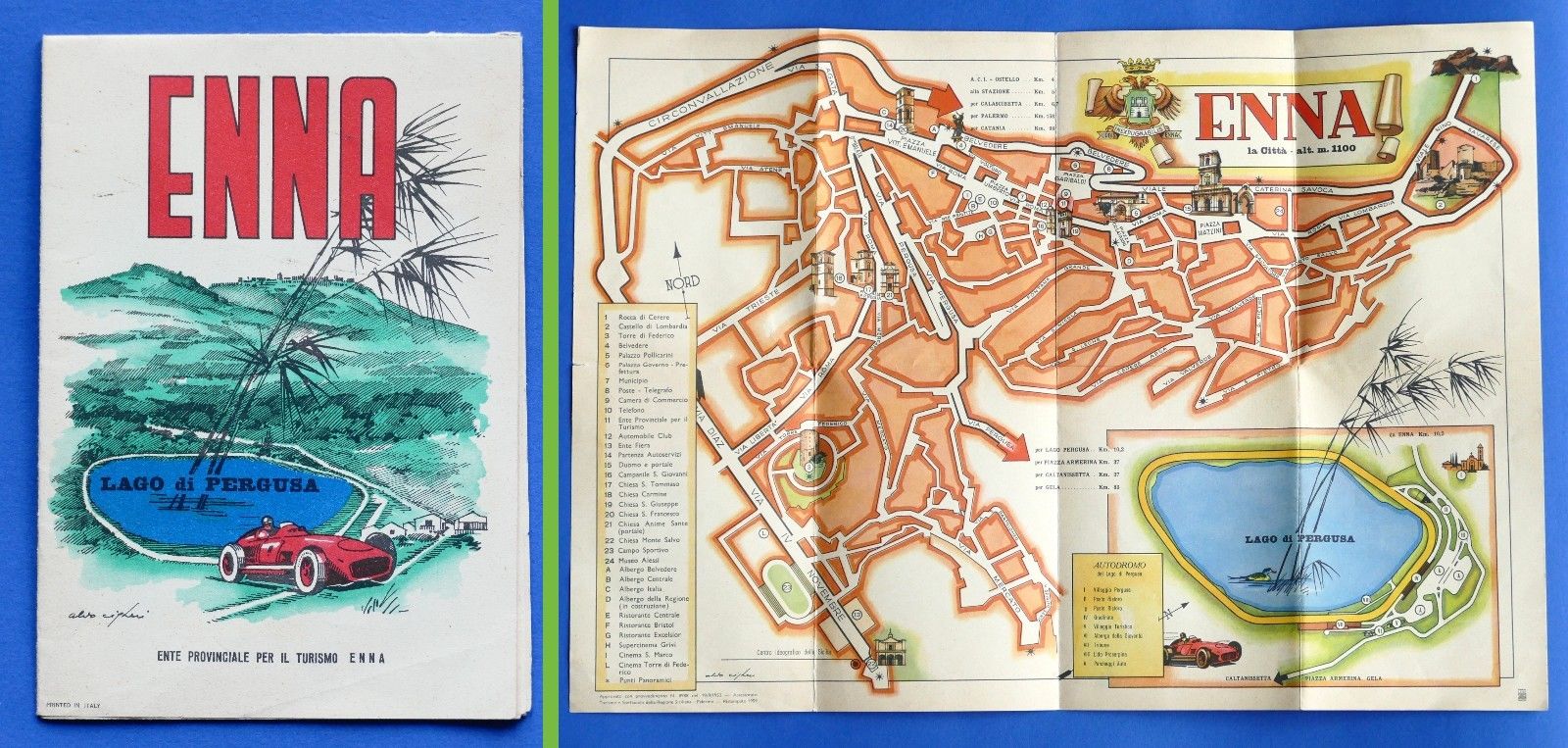 Storia Locale Sicilia - Cartina della città di Enna - …