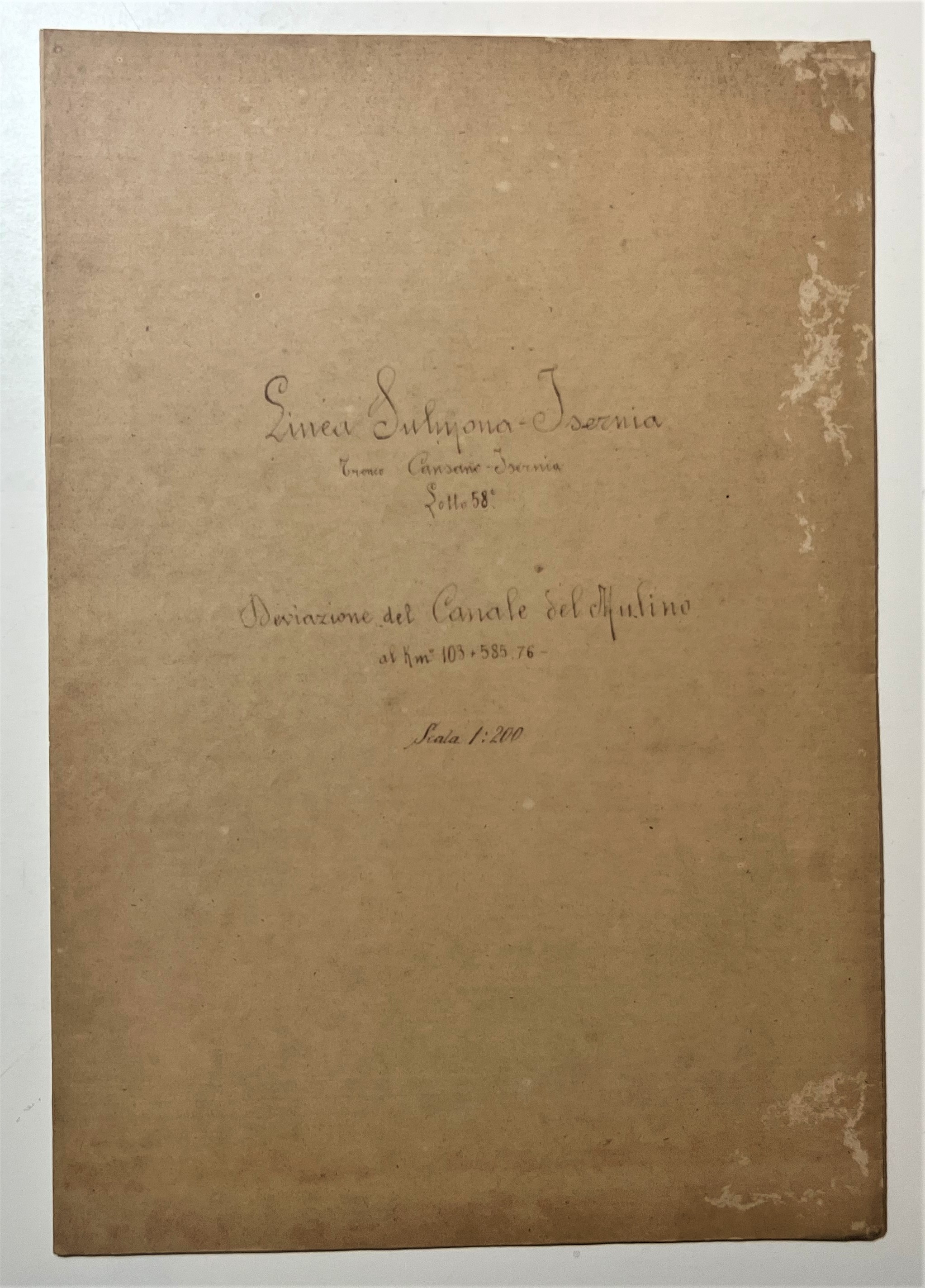 Strade Ferrate Linea Sulmona-Isernia - Deviazione Canale del Mulino fine …