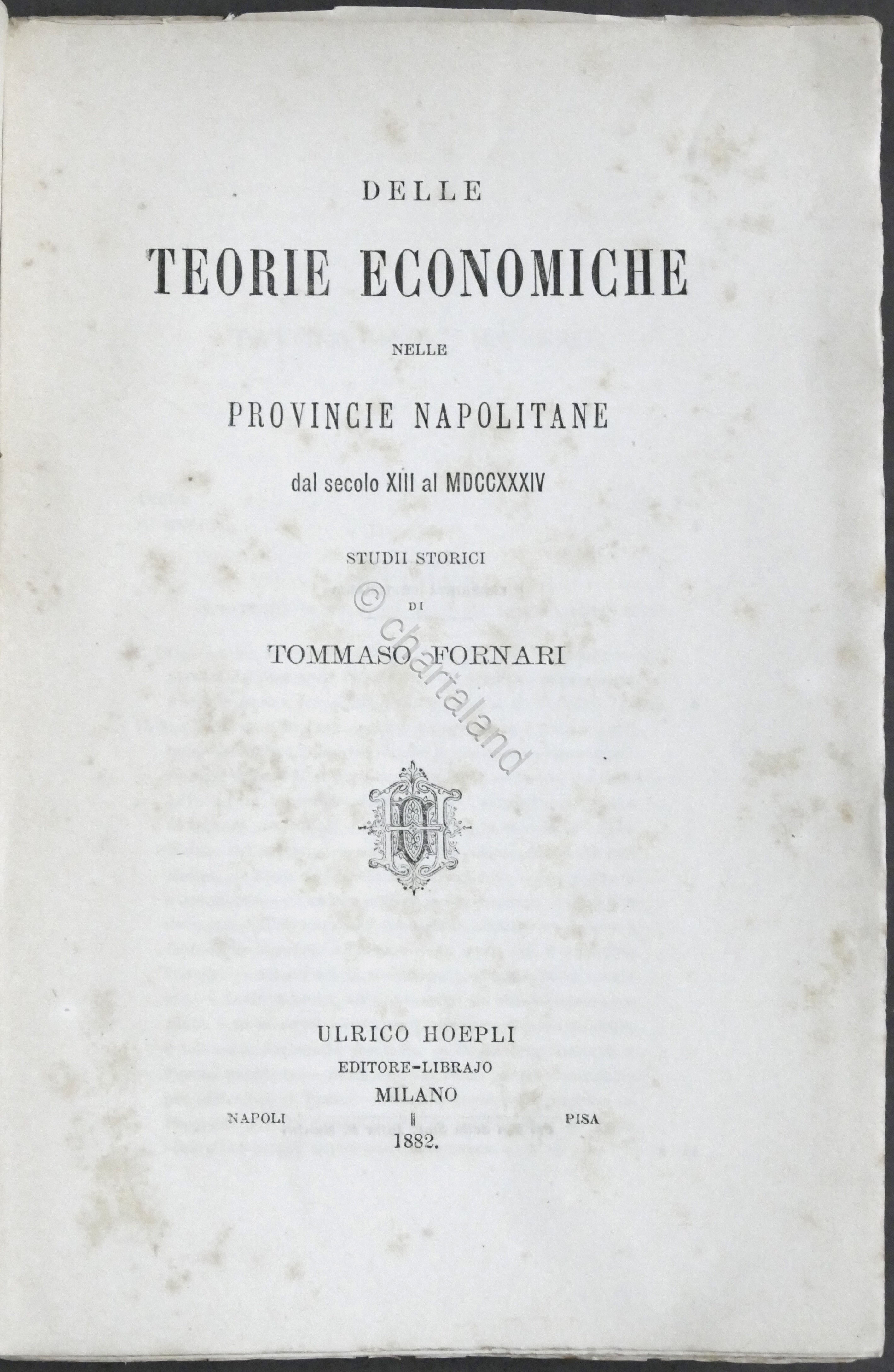 T. Fornari - Delle teorie economiche nelle provincie napolitane - …