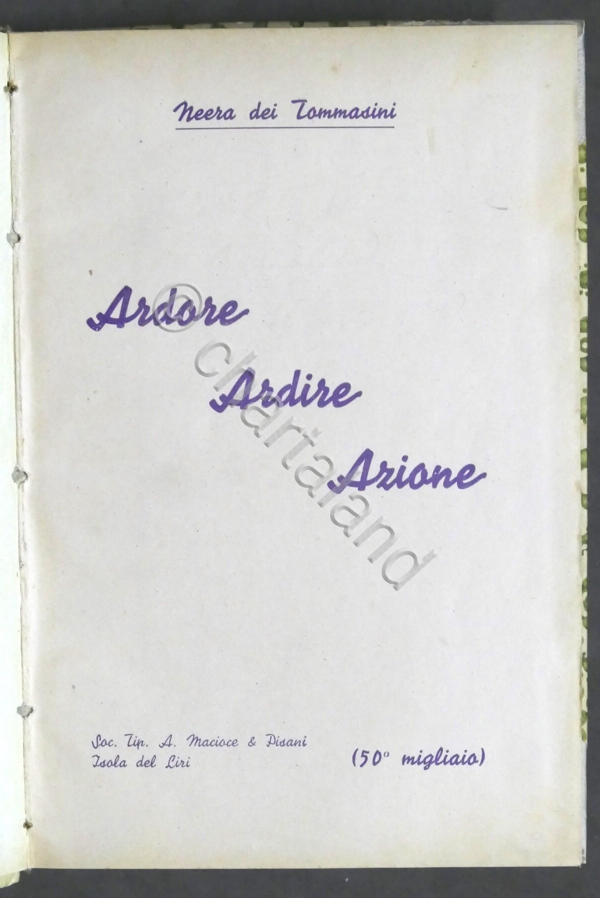 Teatro - Neera dei Tommasini - Ardore Ardire Azione - …