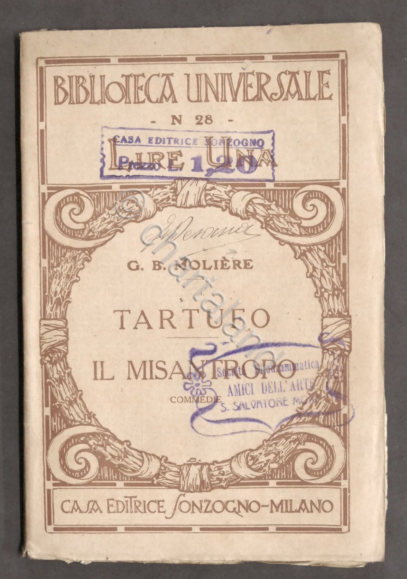 Teatro - Tartufo / Il Misantropo - Commedie di G.B. …
