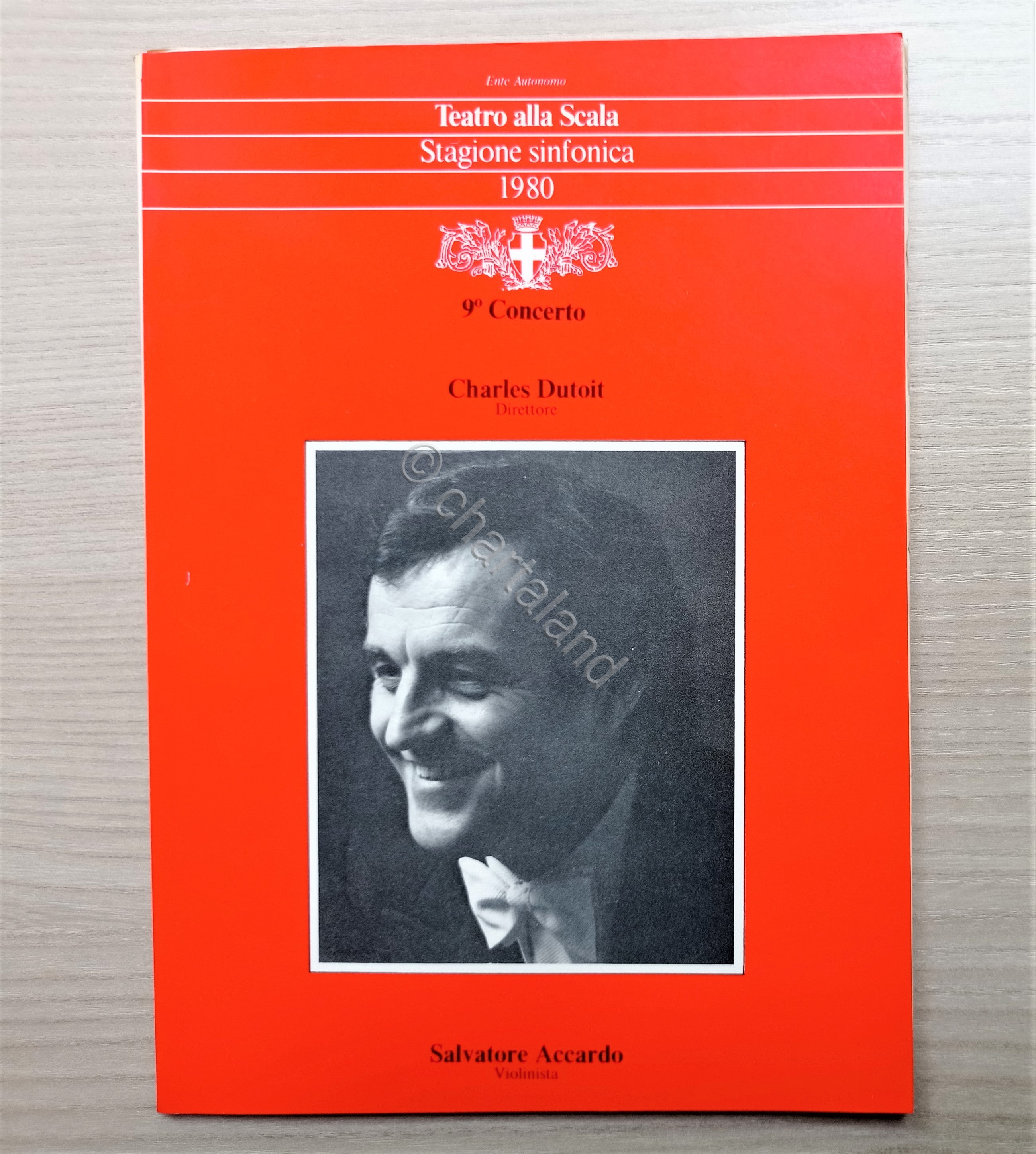 Teatro alla Scala - Stagione sinfonica 1980 - 9^ Concerto …