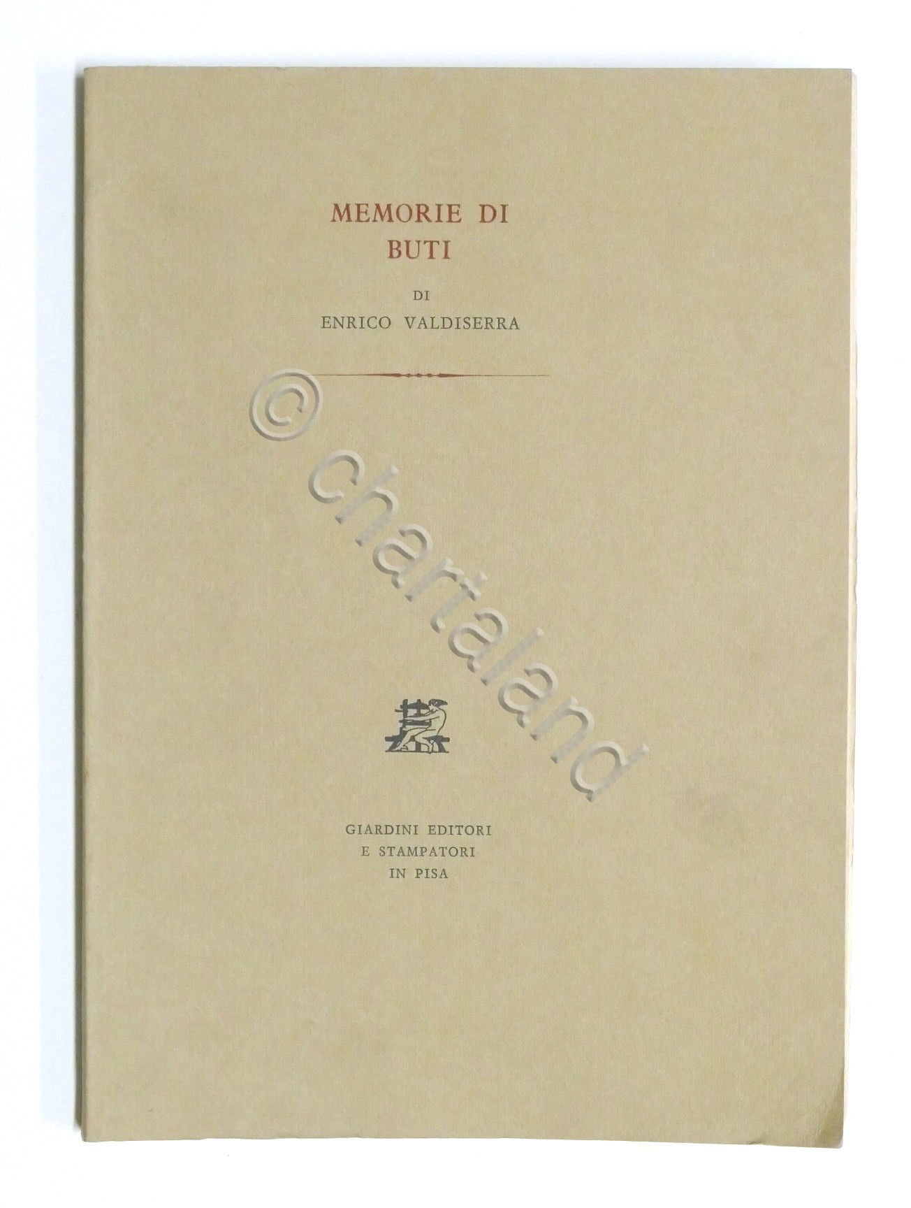 Toscana - Enrico Valdiserra - Memorie di Buti - 1^ …