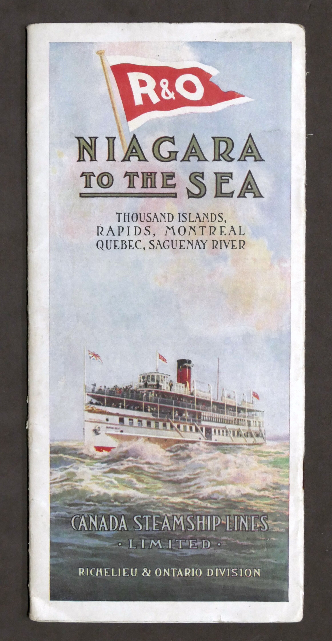 Turismo Viaggi Nave - Brochure R & O - Niagara …