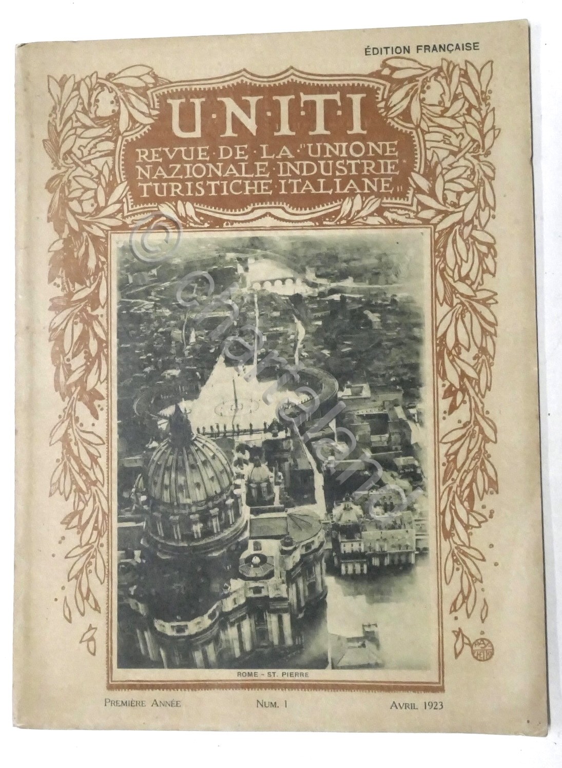 UNITI Revue Unione Nazionale Industrie Turistiche Italiane Anno I - …
