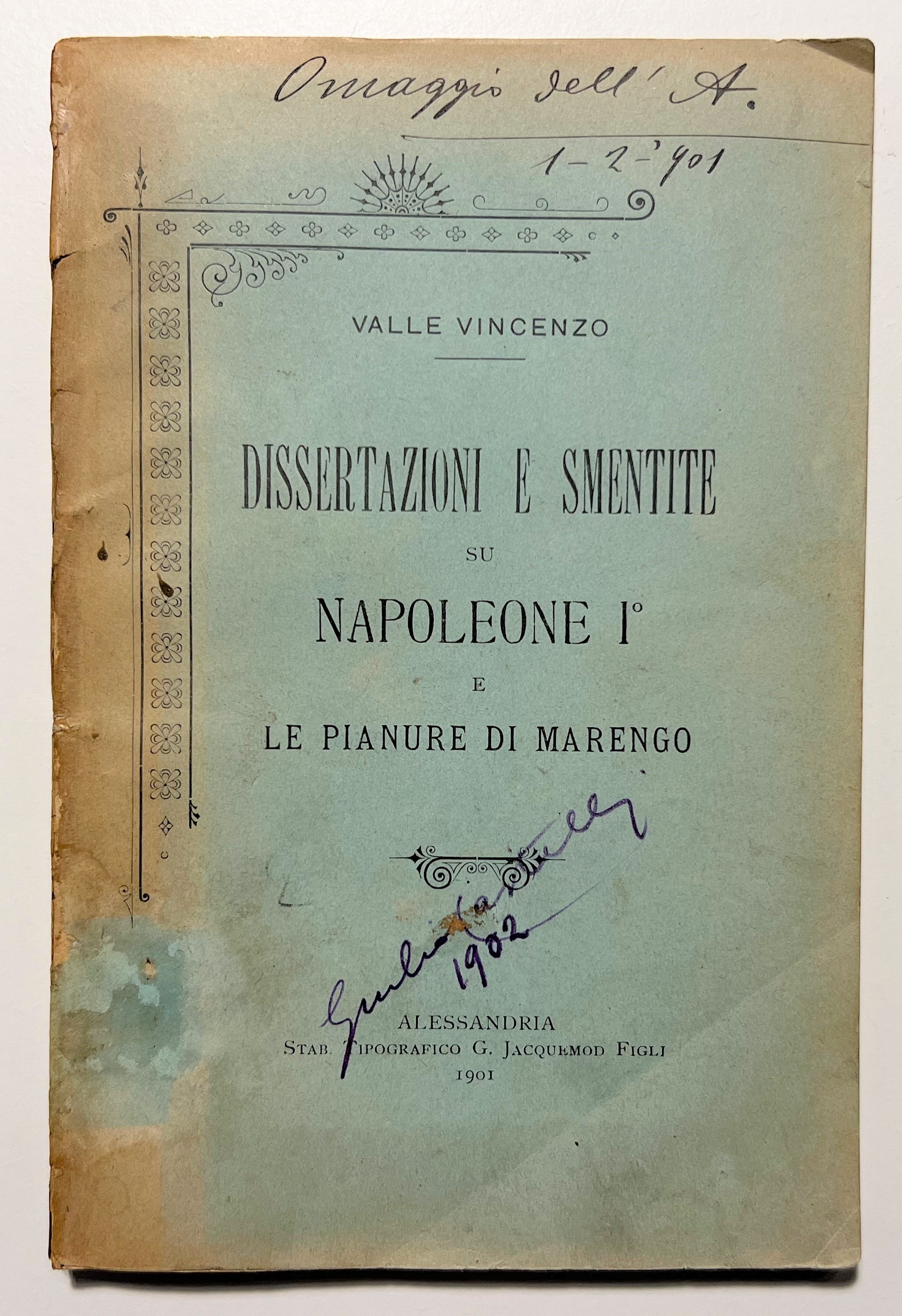 V. Vincenzo - Dissertazioni e Smentite su Napoleone I e …