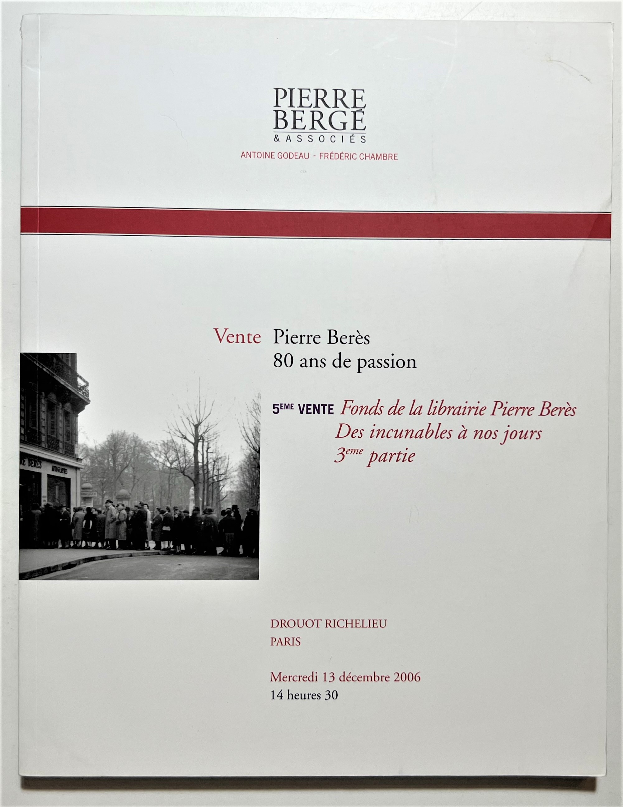 Vente: Pierre Berès 80 ans de Passion: Fonds de la …