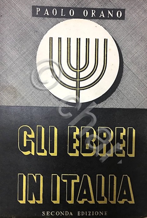Ventennio - P. Orano - Gli Ebrei in Italia - …