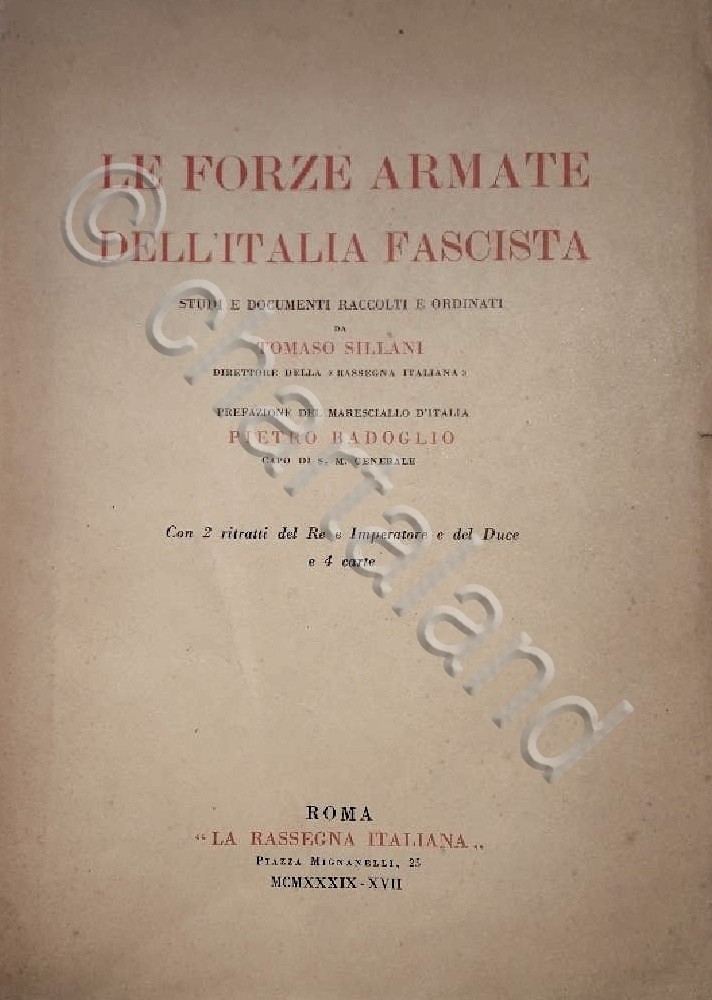 Ventennio - Sillani - Le Forze armate dell'Italia fascista - …