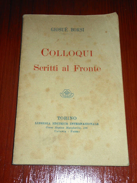 WWI - Borsi - Colloqui scritti al fronte - 1^ …