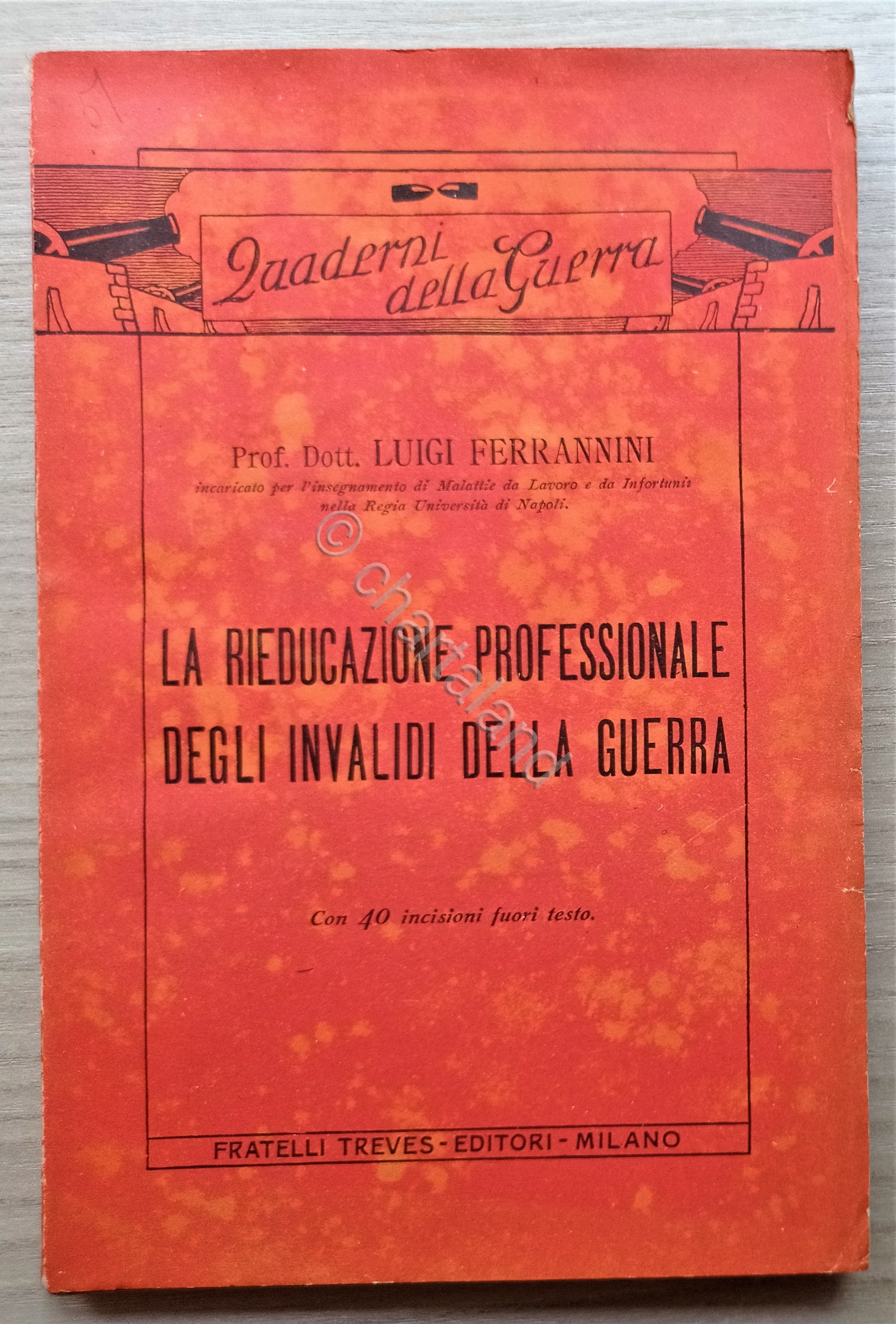 WWI - L. Ferrannini - La Rieducazione Professionale degli Invalidi …