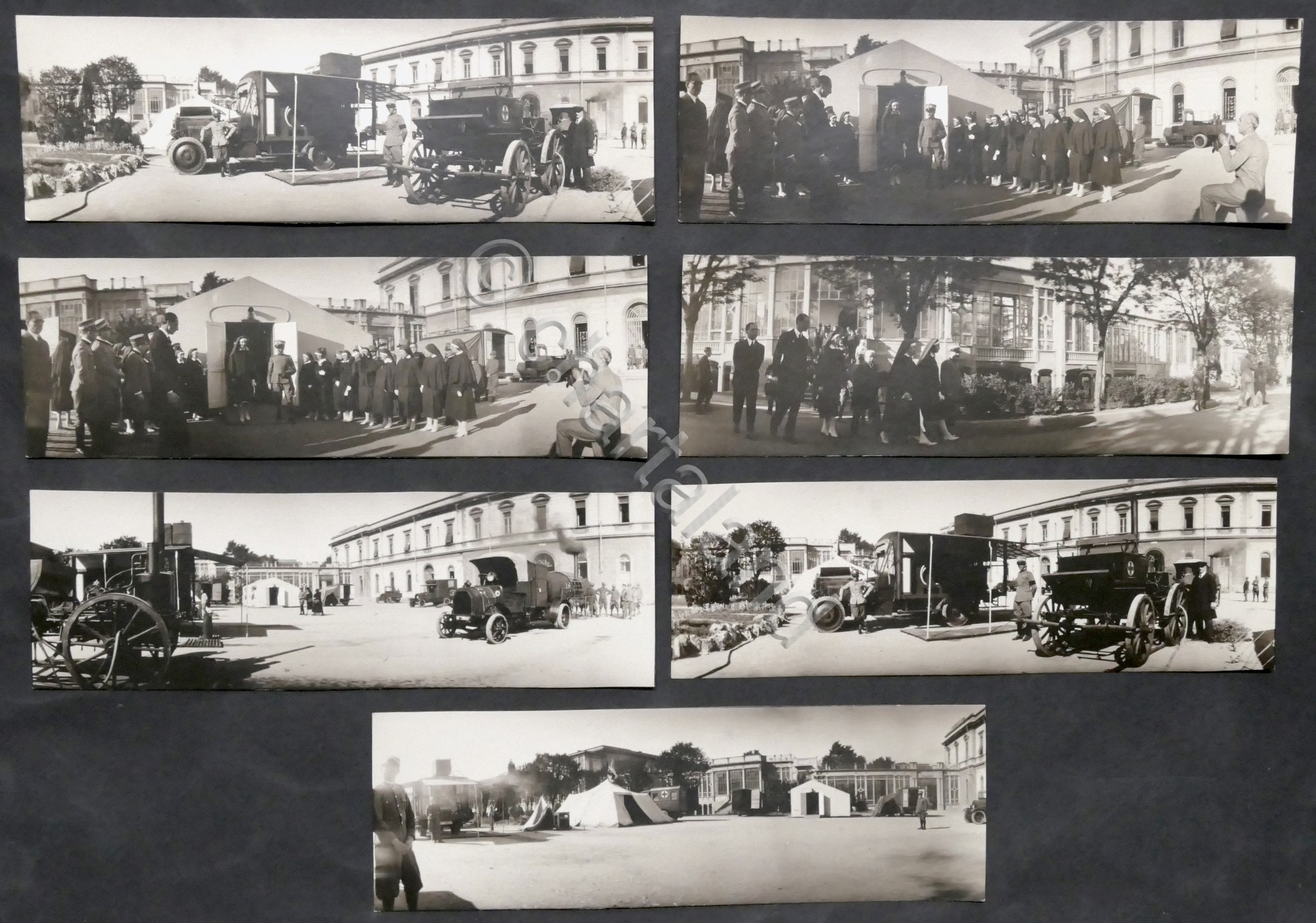 WWI - Lotto 7 fotografie Croce Rossa Italiana - 1917 …