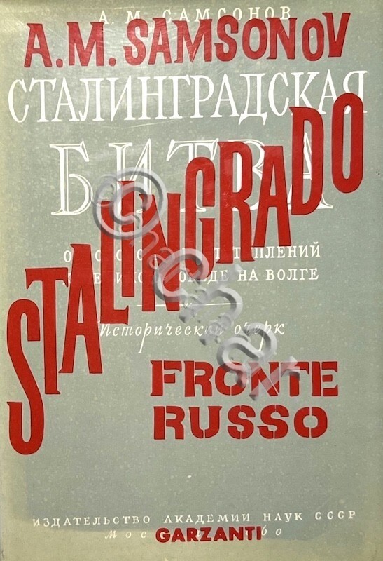 WWII - A. M. Samsonov - Stalingrado: Fronte russo - …