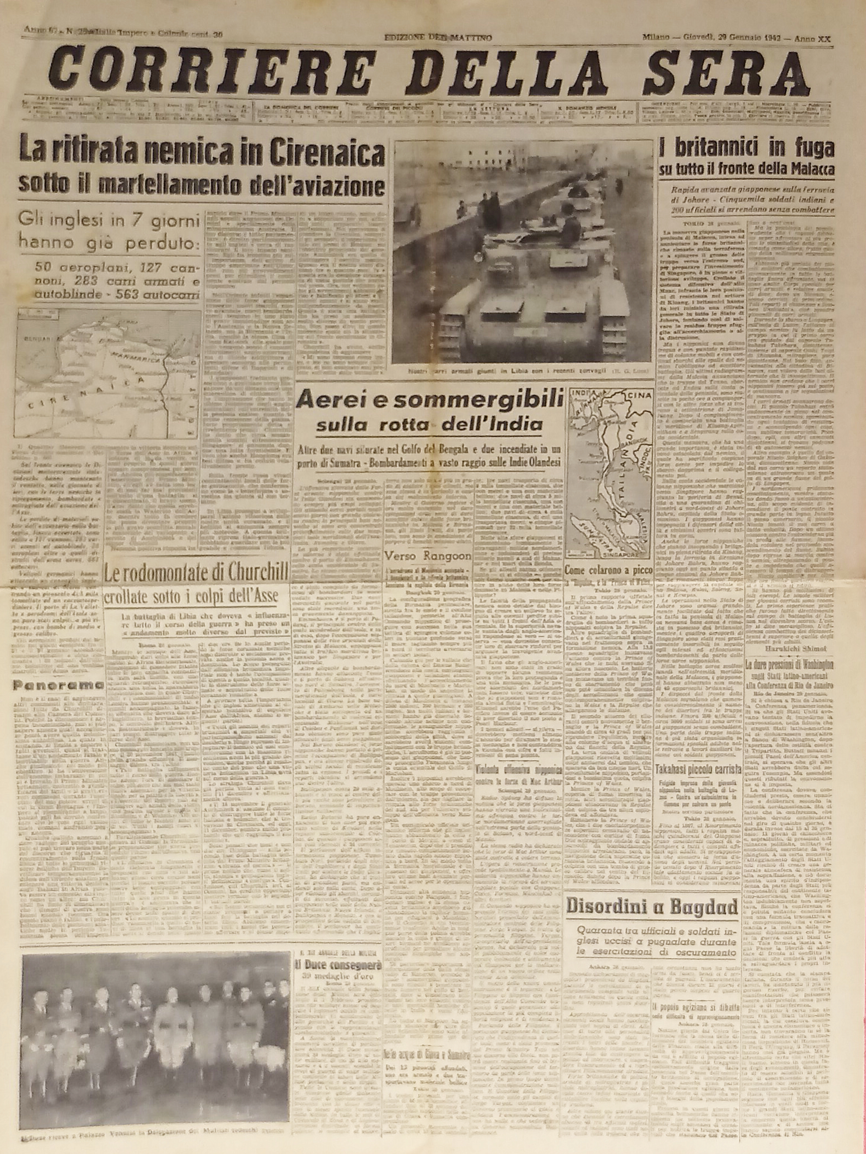 WWII - Corriere della Sera N. 25 - 1942 La …