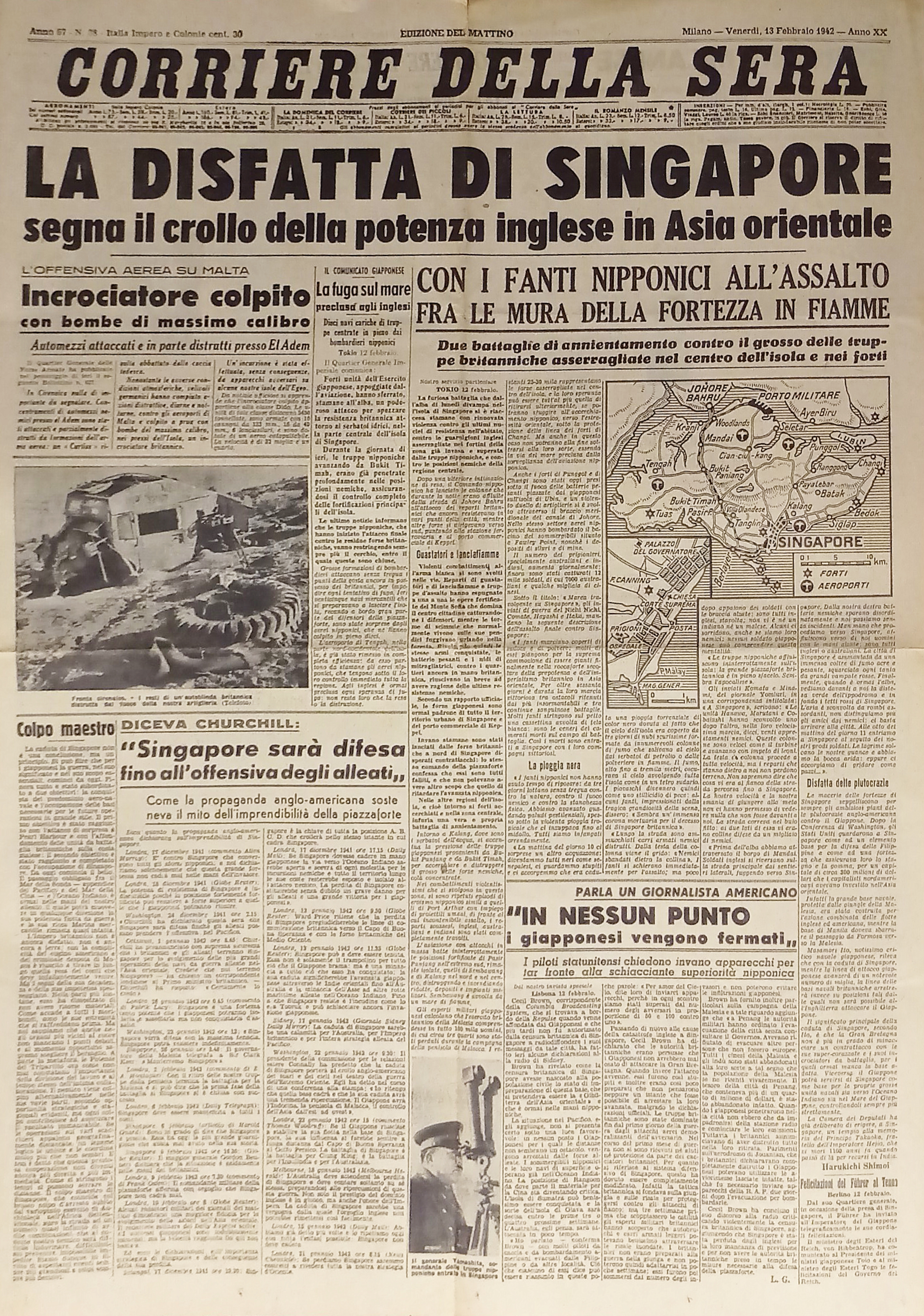WWII - Corriere della Sera N. 38 - 1942 La …