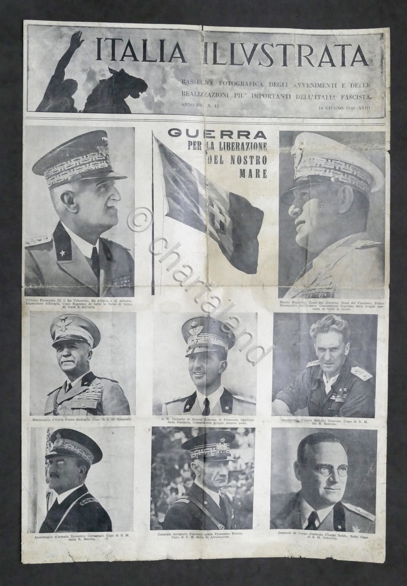 WWII - Italia Illustrata - Rassegna fotografica avvenimenti - Guerra …