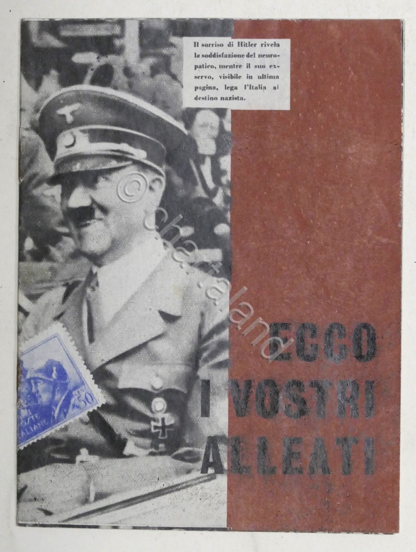 WWII - Opuscolo degli Alleati contro il Regime Nazista - …
