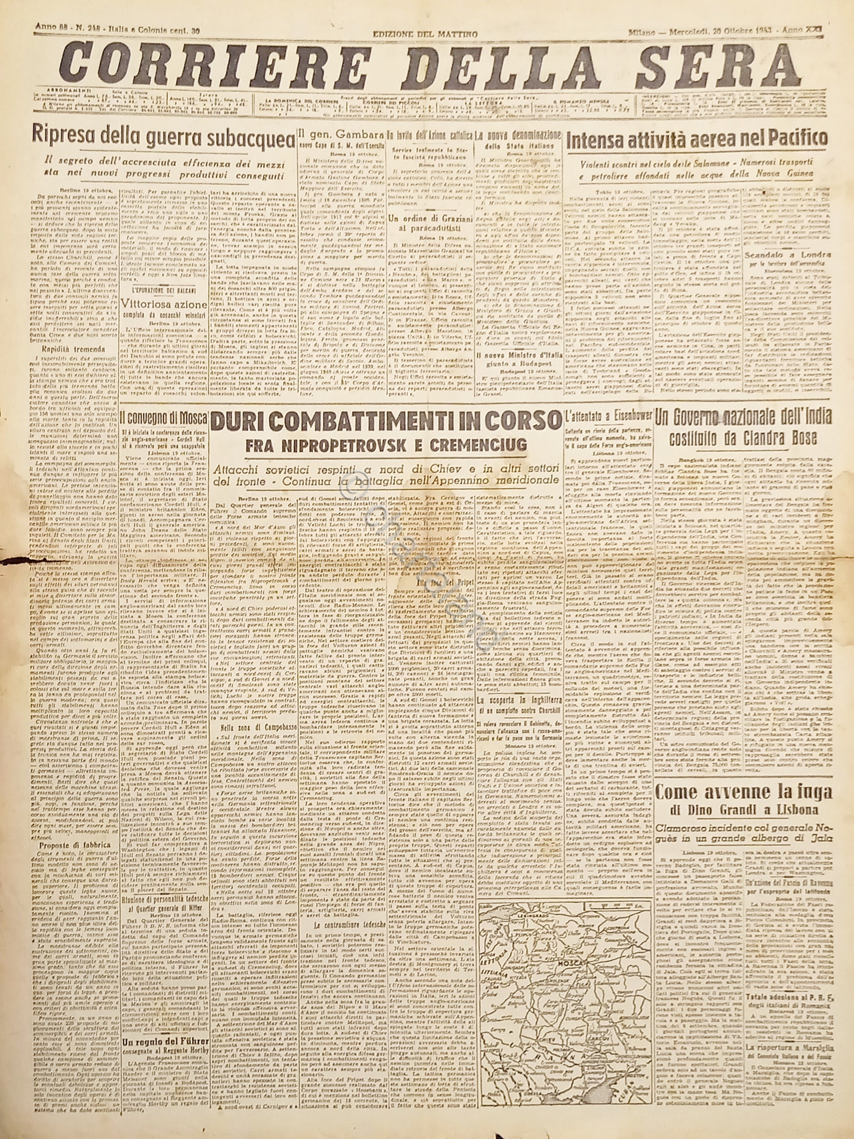 WWII - Quotidiano - Corriere della Sera N. 248 - …