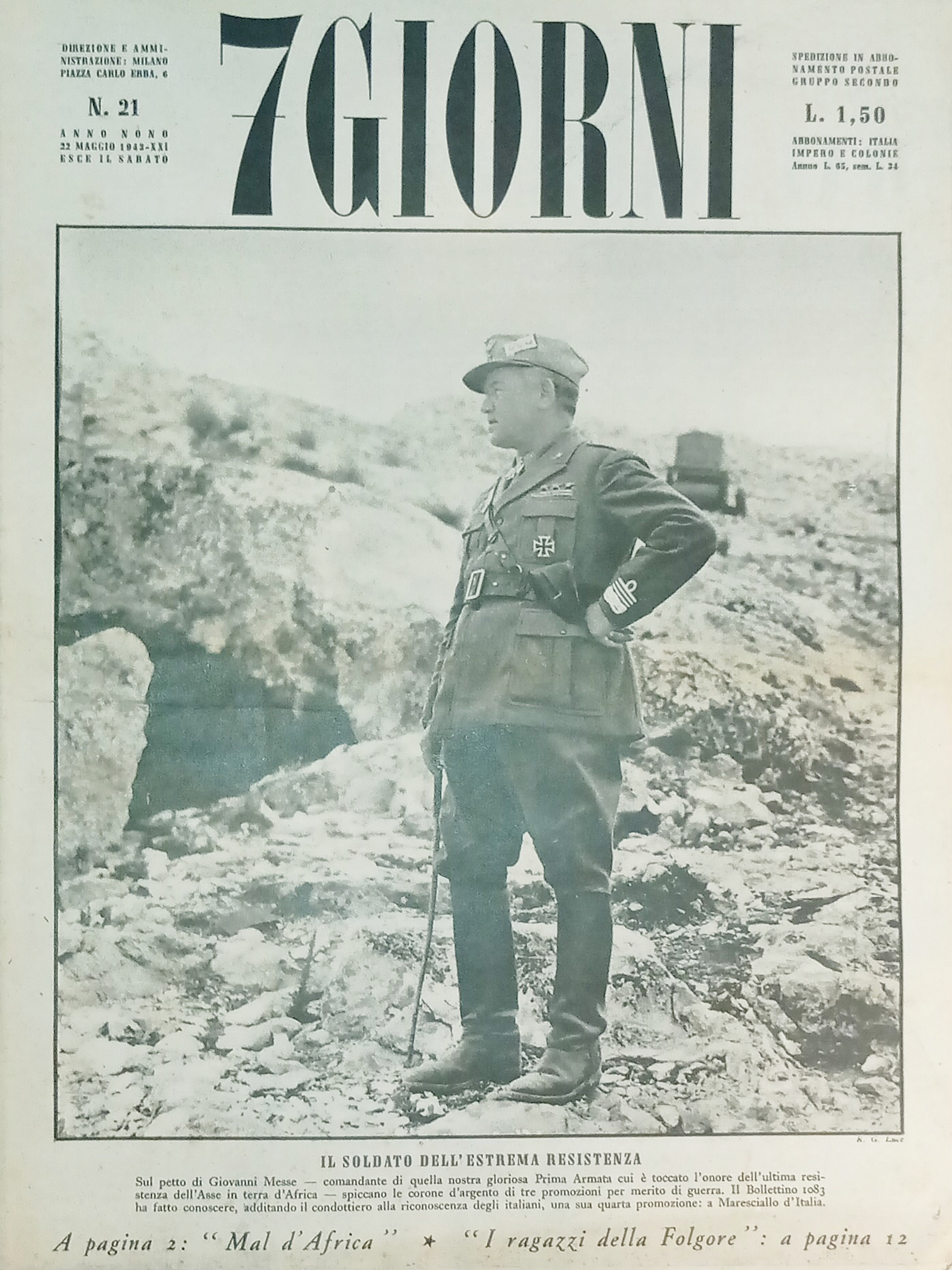 WWII - Settimanale di Attualità - 7 Giorni N. 21 …