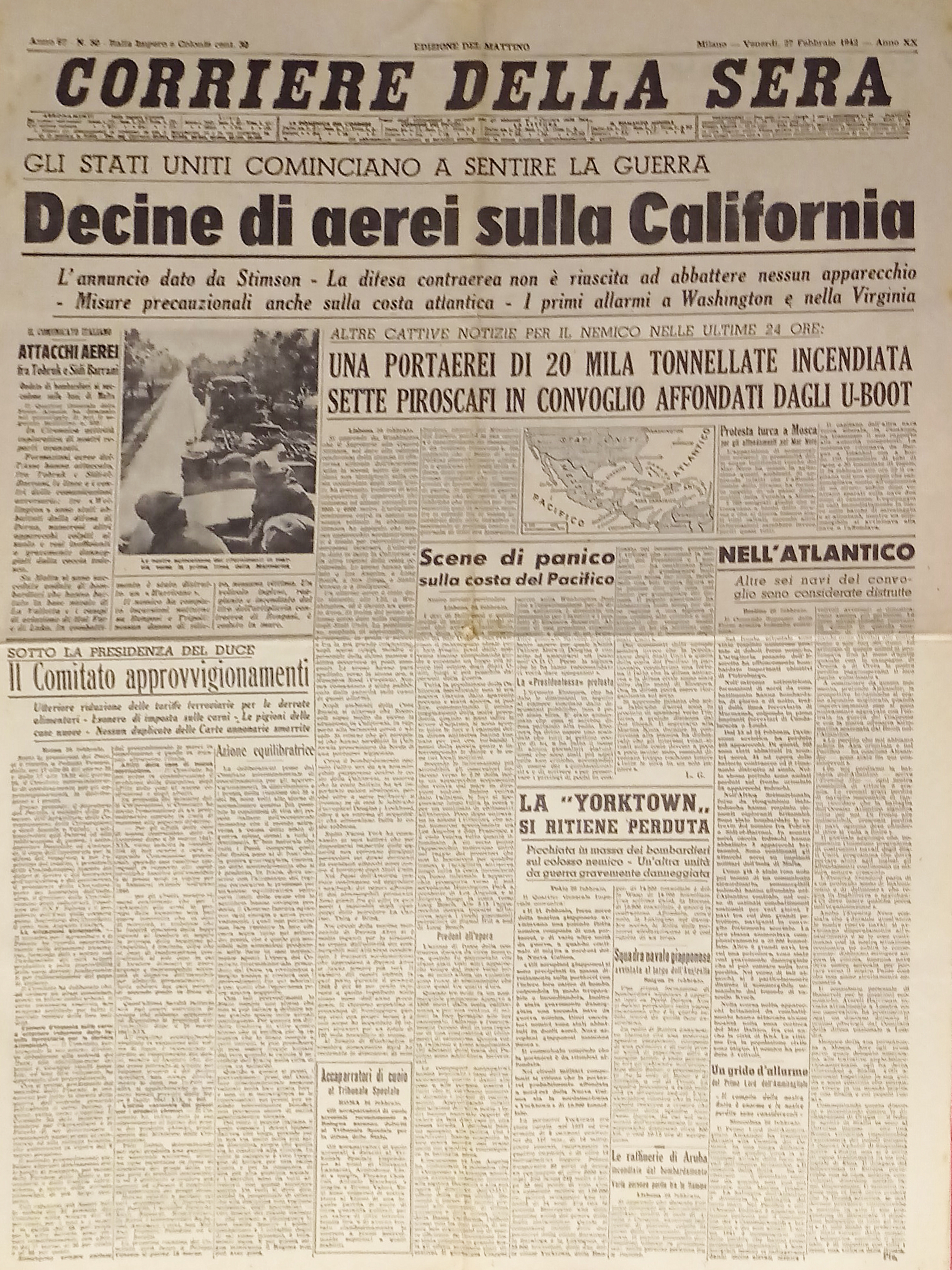 WWII Corriere della Sera N. 50 - 1942 Decine di …