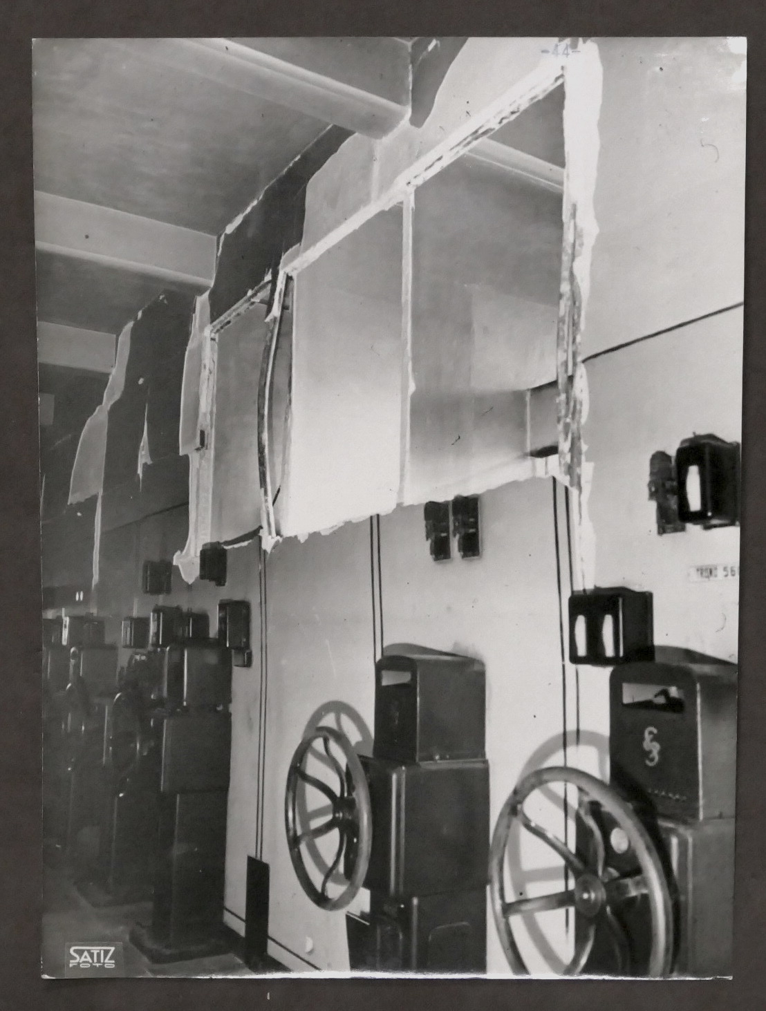 WWII Fotografia FIAT Ferriere Piemontesi - Sottostazione bombardata 1942 #44