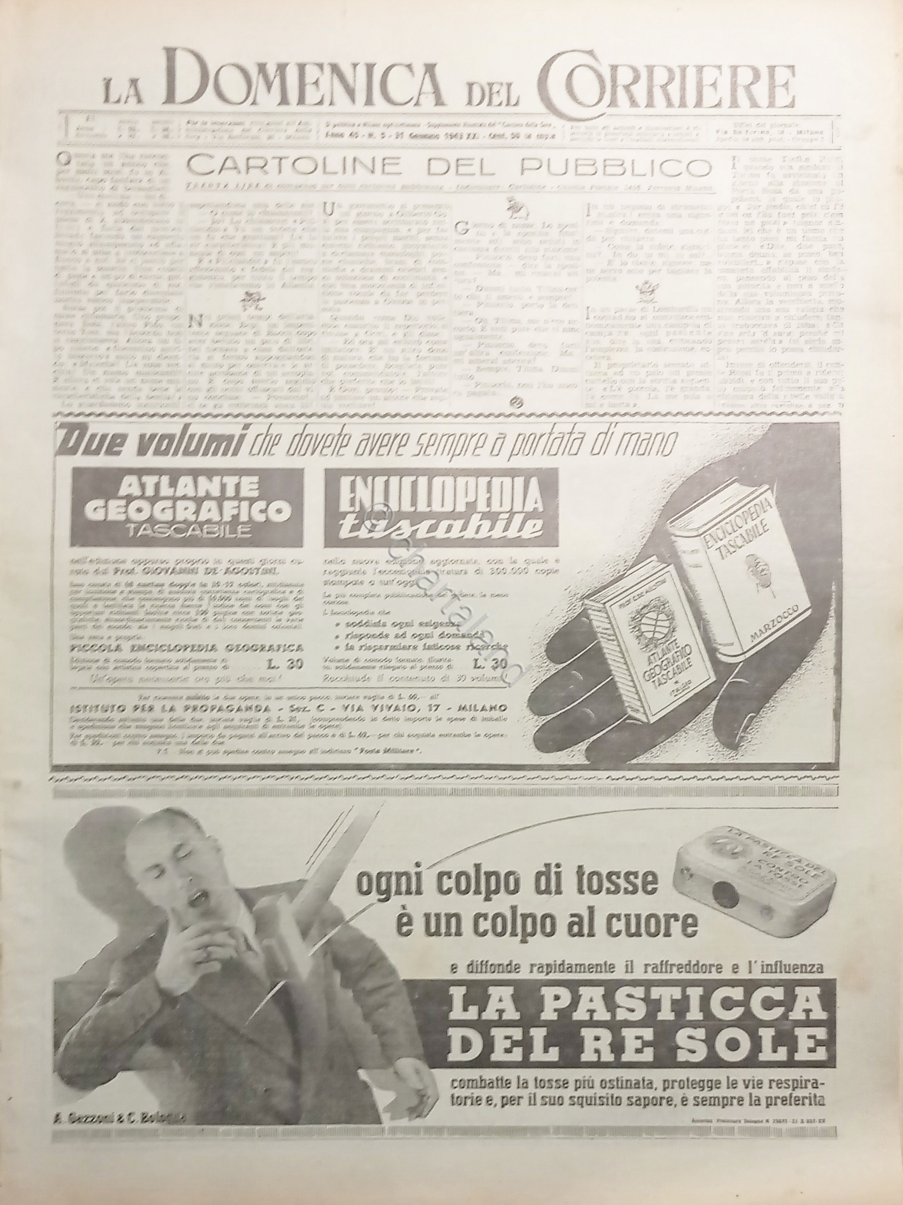 WWII La Domenica del Corriere N. 5 - 1943